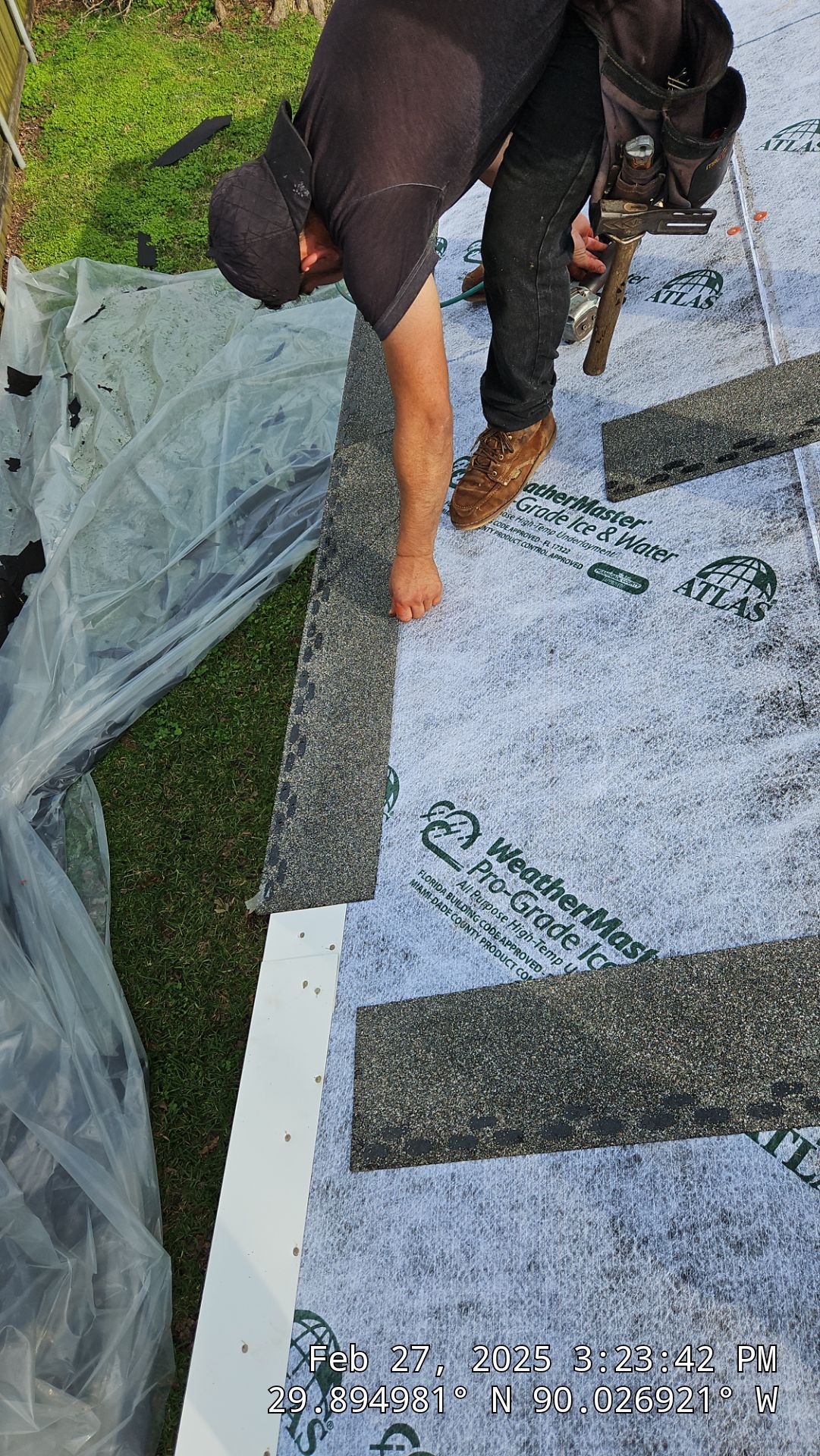 Project in Gretna by Robertson Roofing & Siding Inc