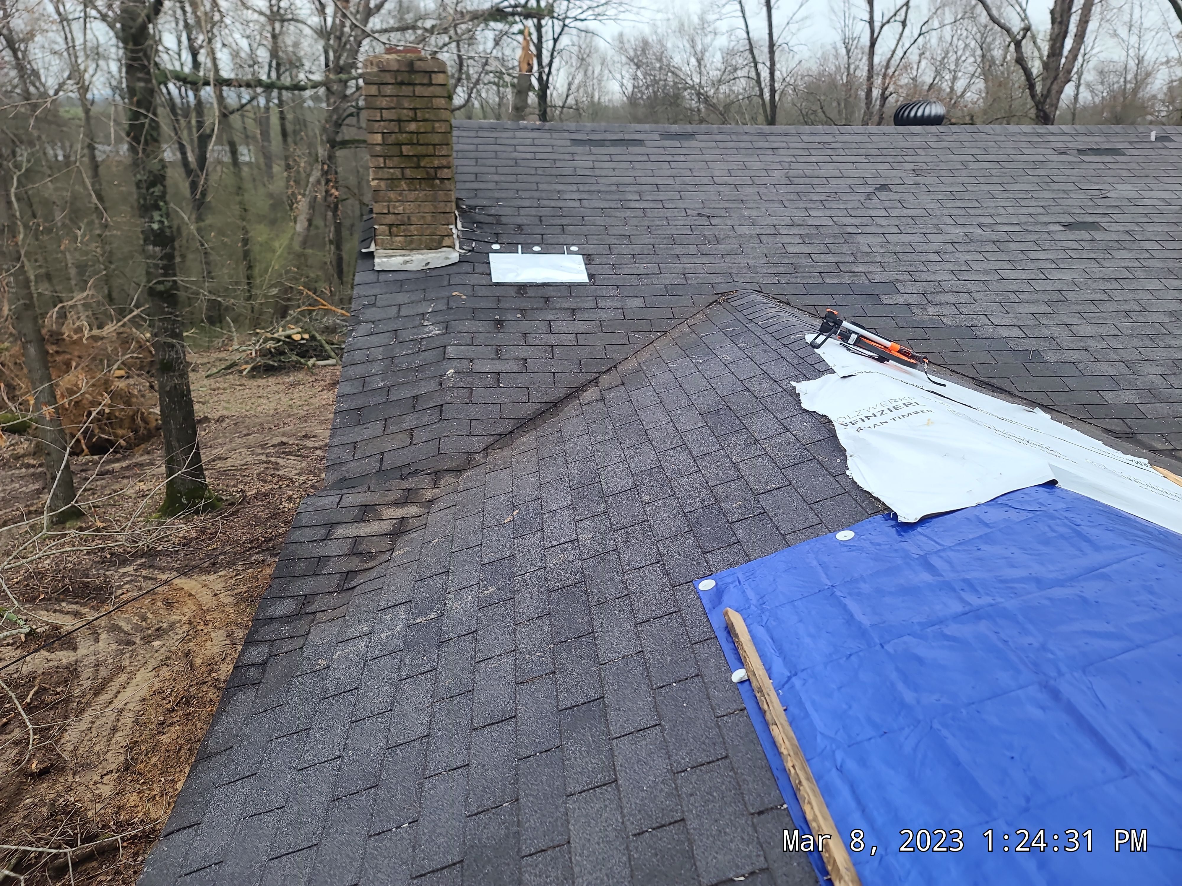 Residential Shingle Reroof using Certainteed Landmark 3-Tab by Hostetler Roofing