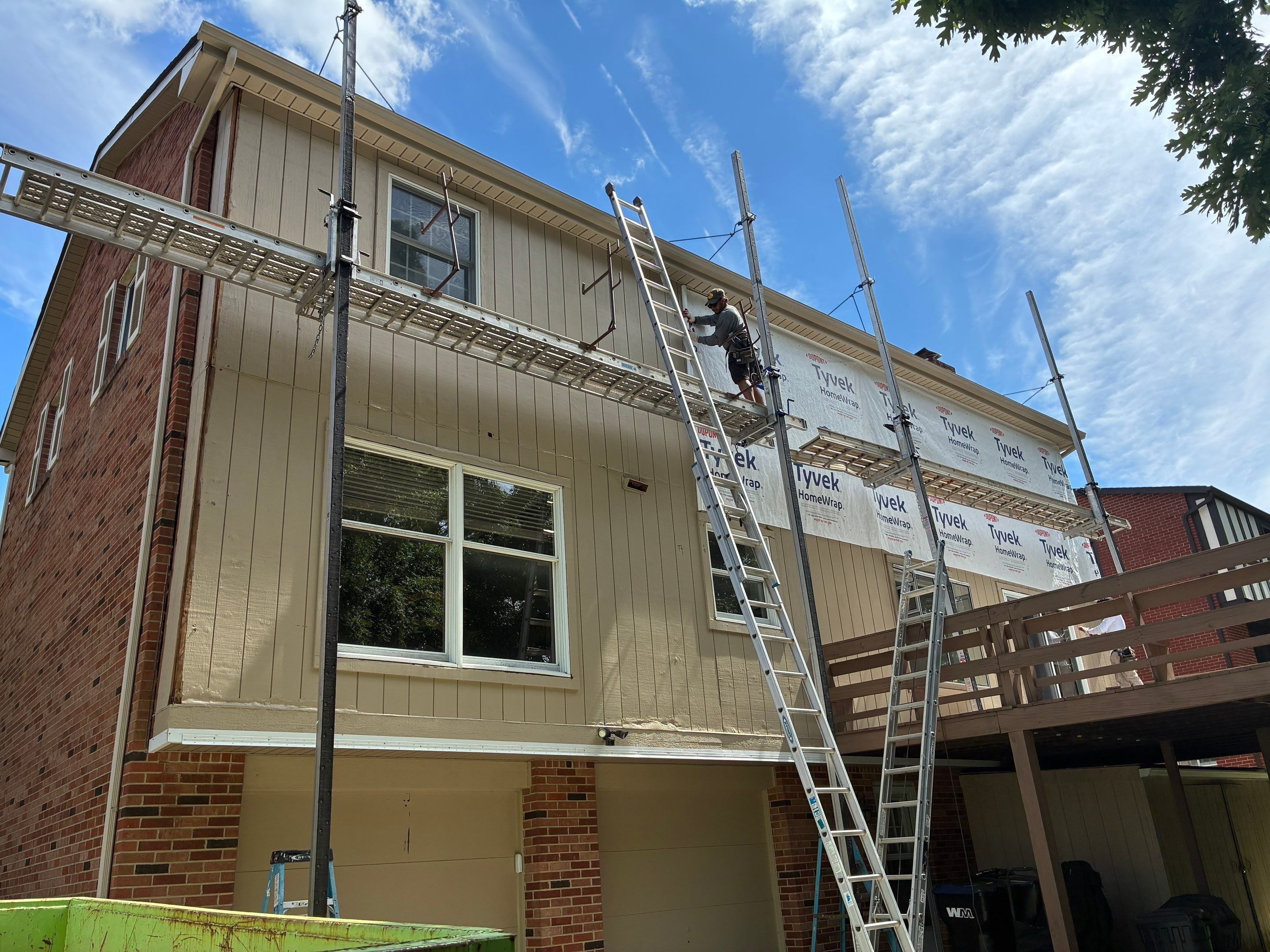 Mastic Vinyl Siding Replacement on Rear of Home by Ideal Siding Pittsburgh
