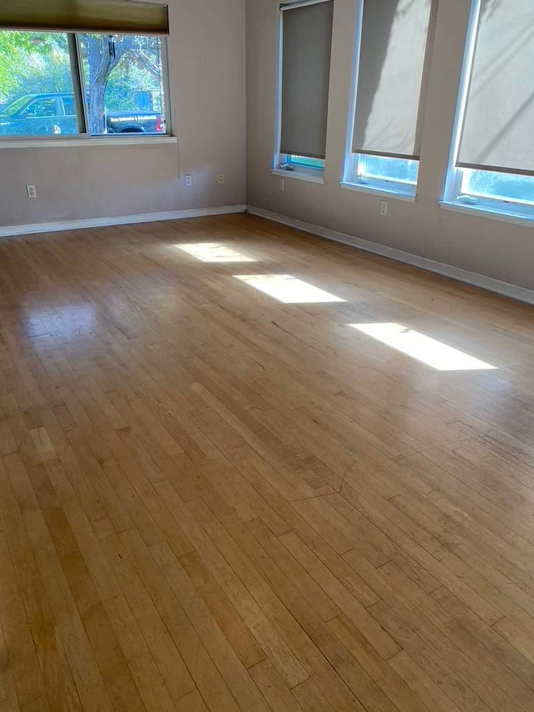 Former Gym Floors Refinished in Newcastle Residential Home by Footprints Floors South Sacramento