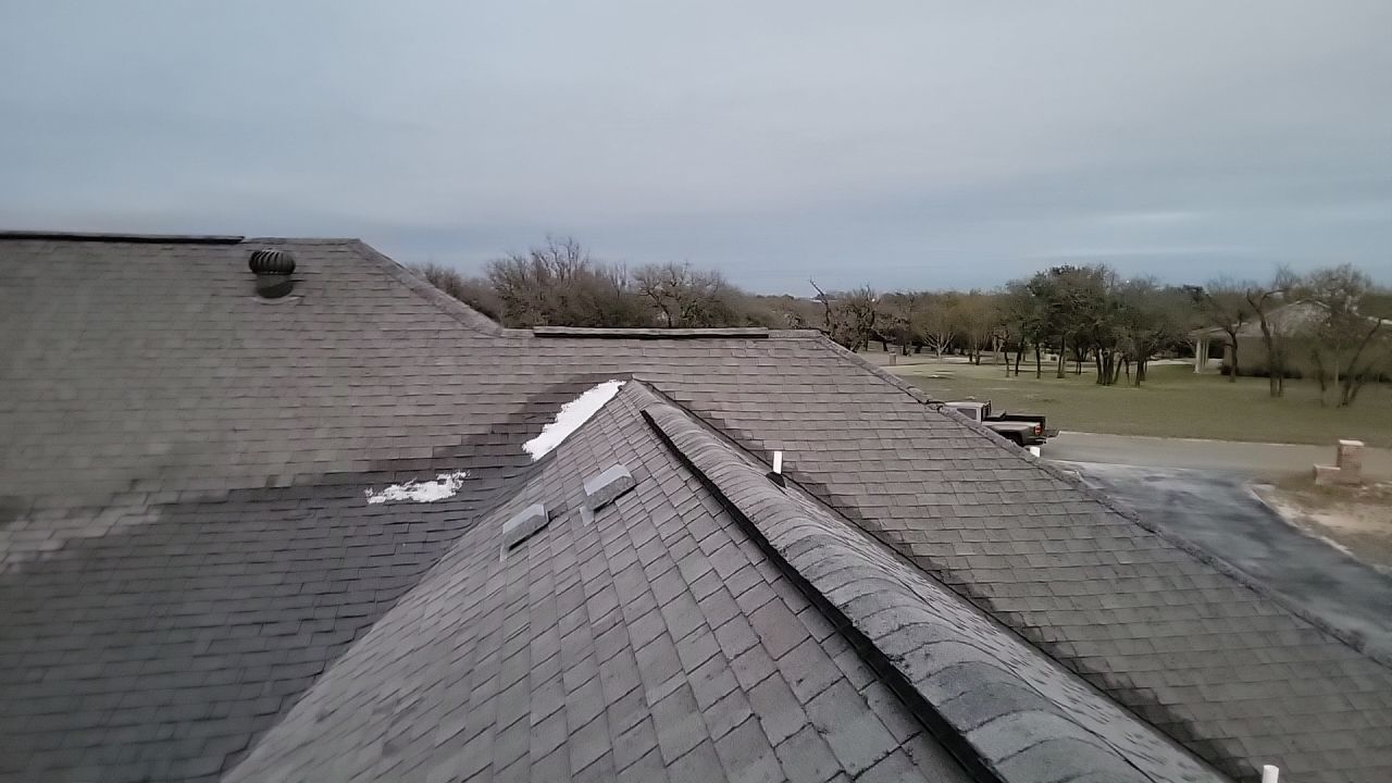 Residential Roof Replacement using Owens Corning - Duration - Colonial Slate by Action Exteriors Austin