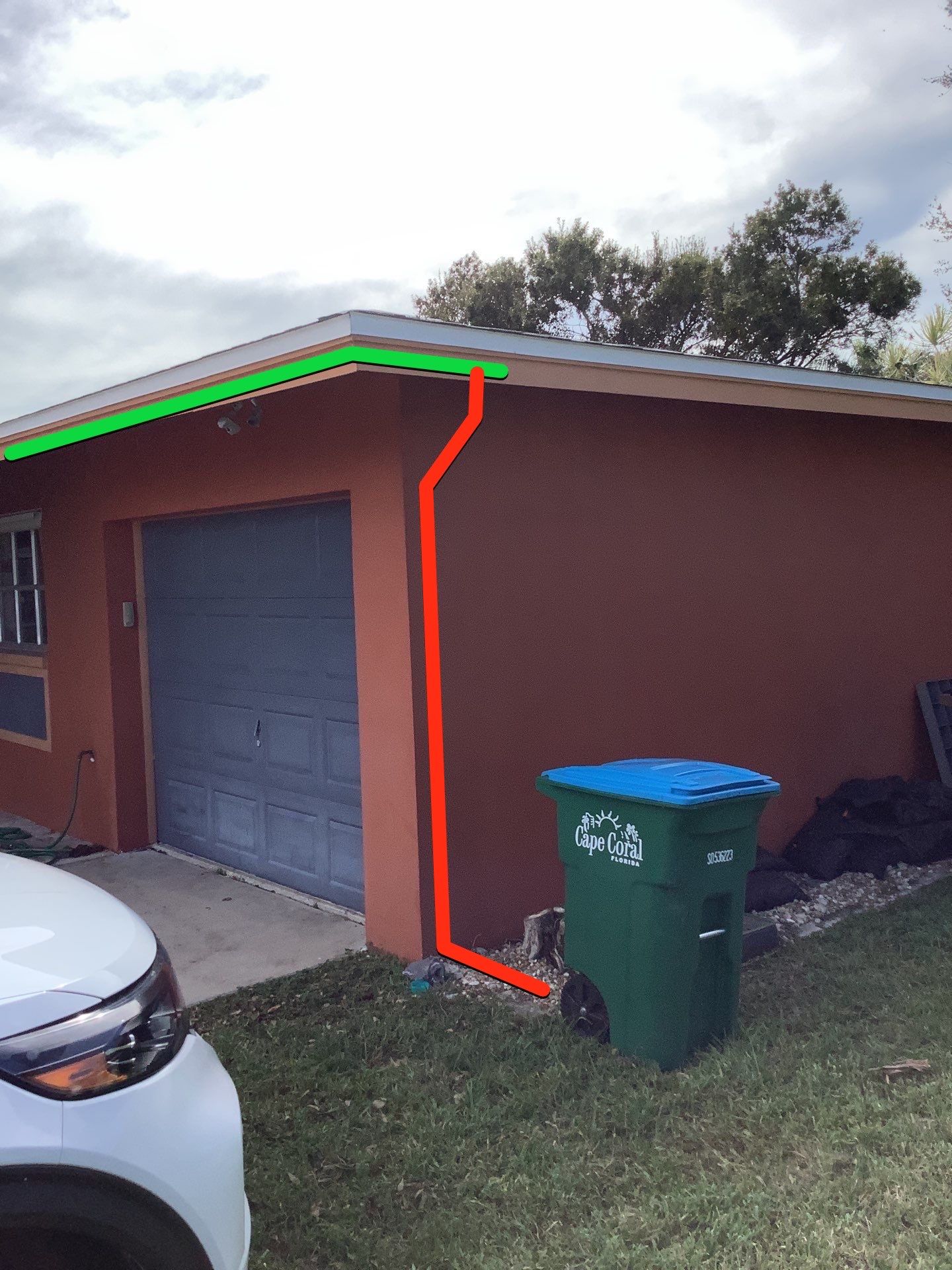 Splash Guards for Seamless Gutters in Cape Coral FL by Gutter Professors