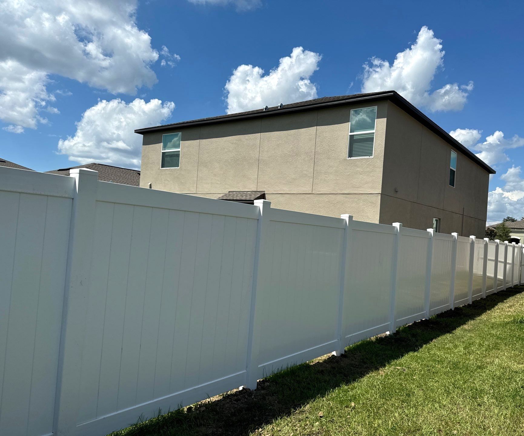 Vinyl Fence Installation using 6Ft White Vinyl Privacy Fence by Asap fence and gates, LLC