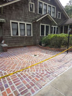 Pavers using PolySand