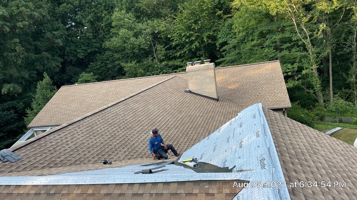 Roof Replacement using GAF Timberline HDZ by American Home Contractors