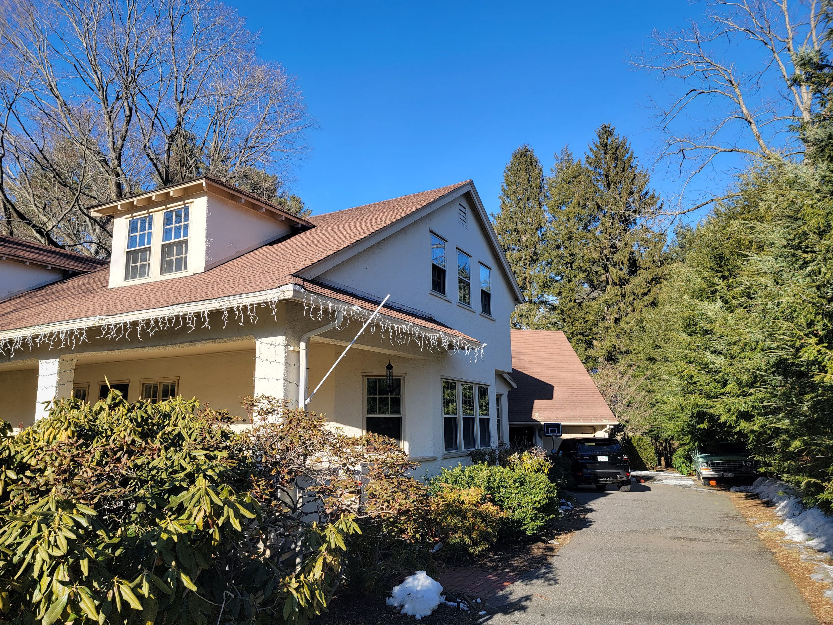 In progress: Exterior renovation in Wellesley MA by UBrothers Construction