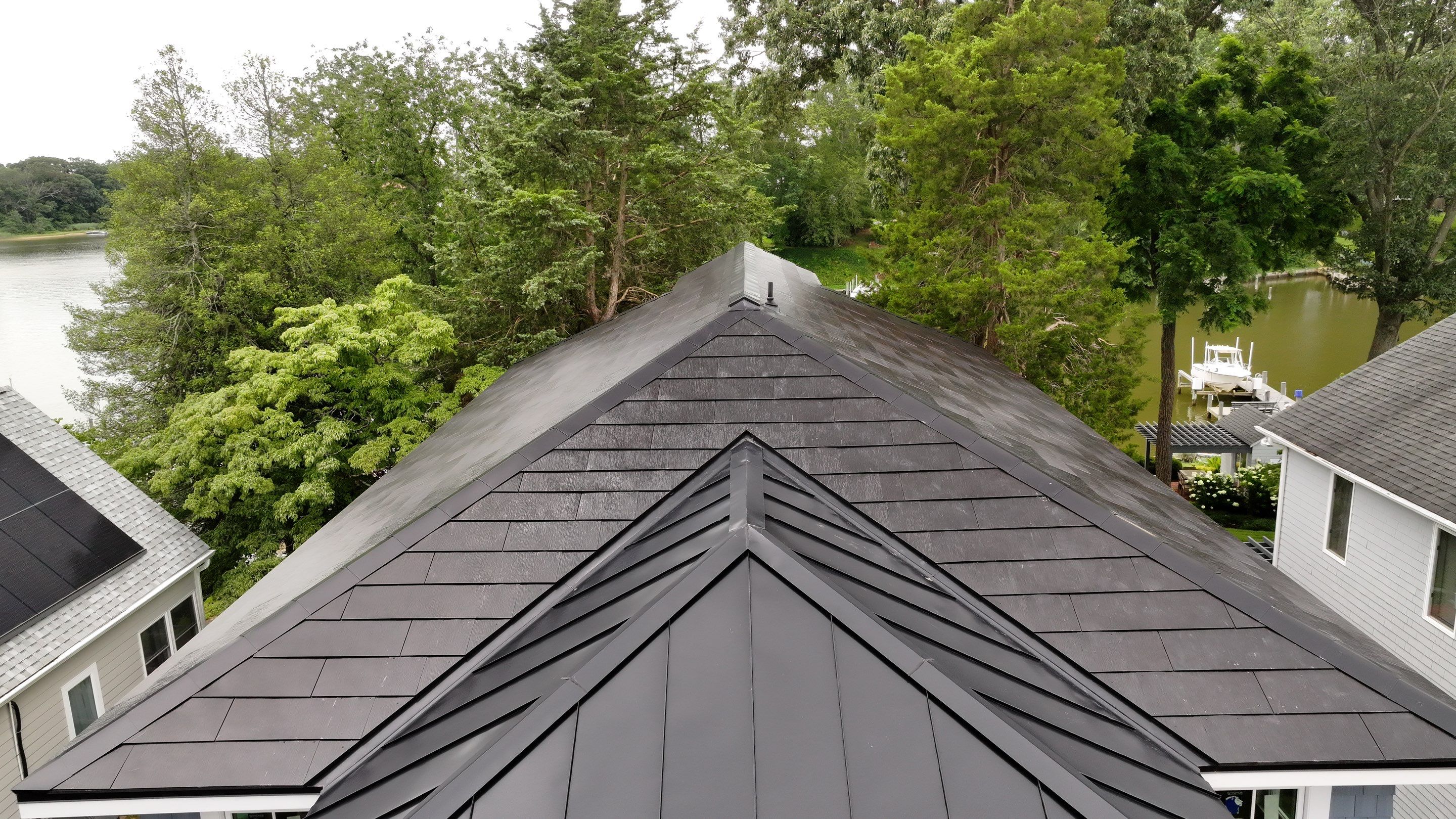 Tesla Solar Roof & Powerwall in Annapolis MD by American Home Contractors