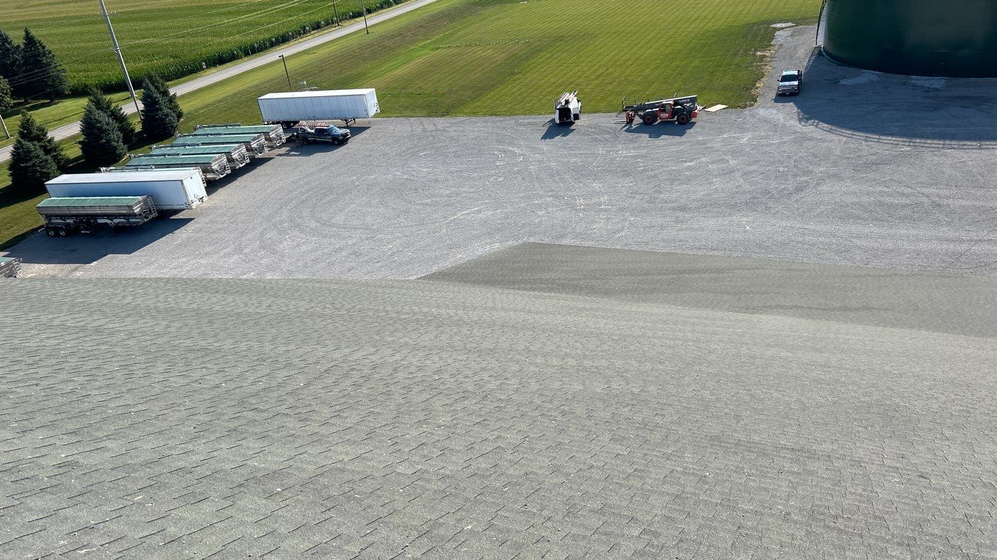 Commercial Roofing Installation using Timberline HDZ Shingles - Hunter Green by RoofX 