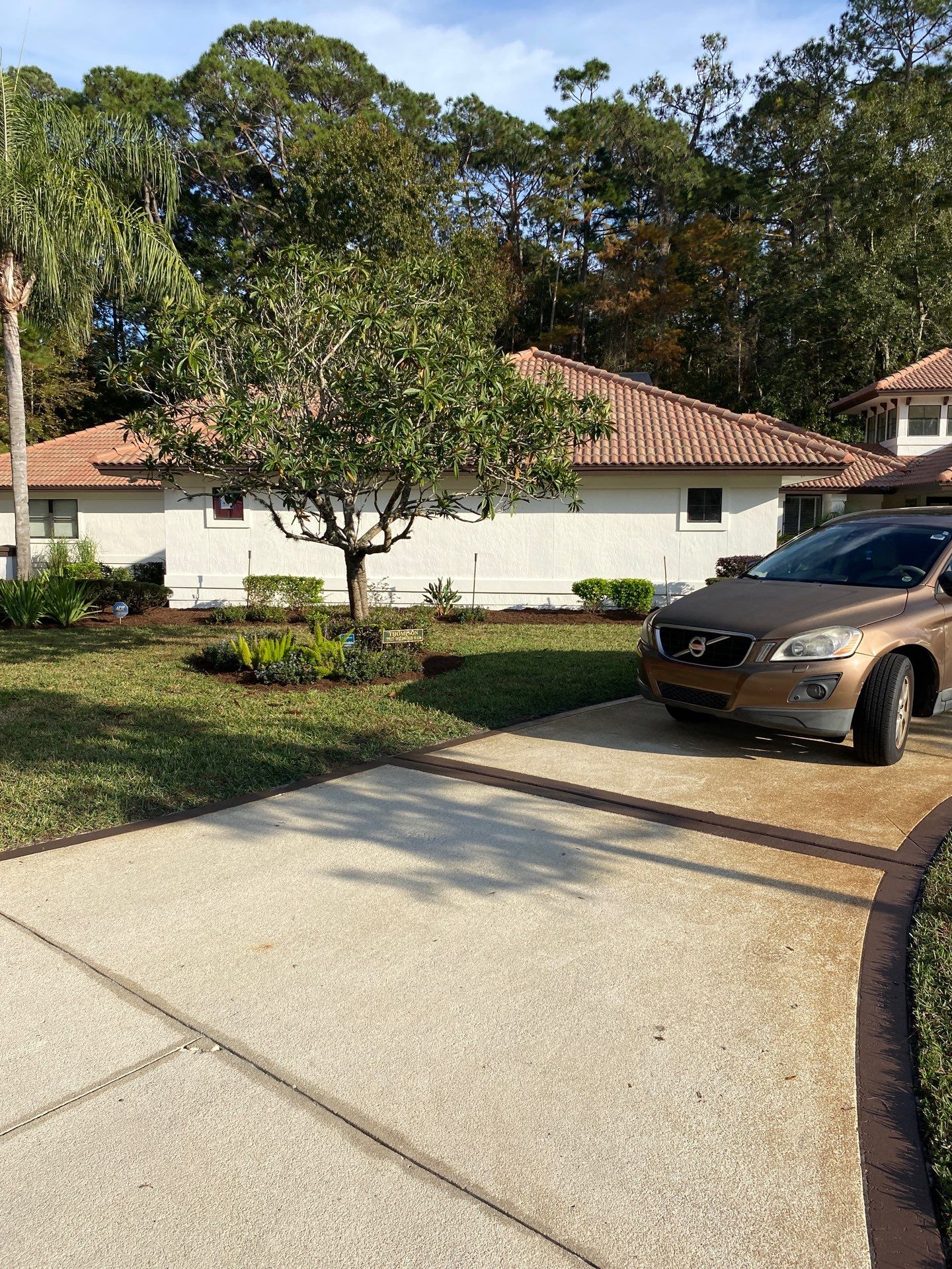 Deerwood Residence | Sod Repair & Mulch Installation  by ProGreen Services