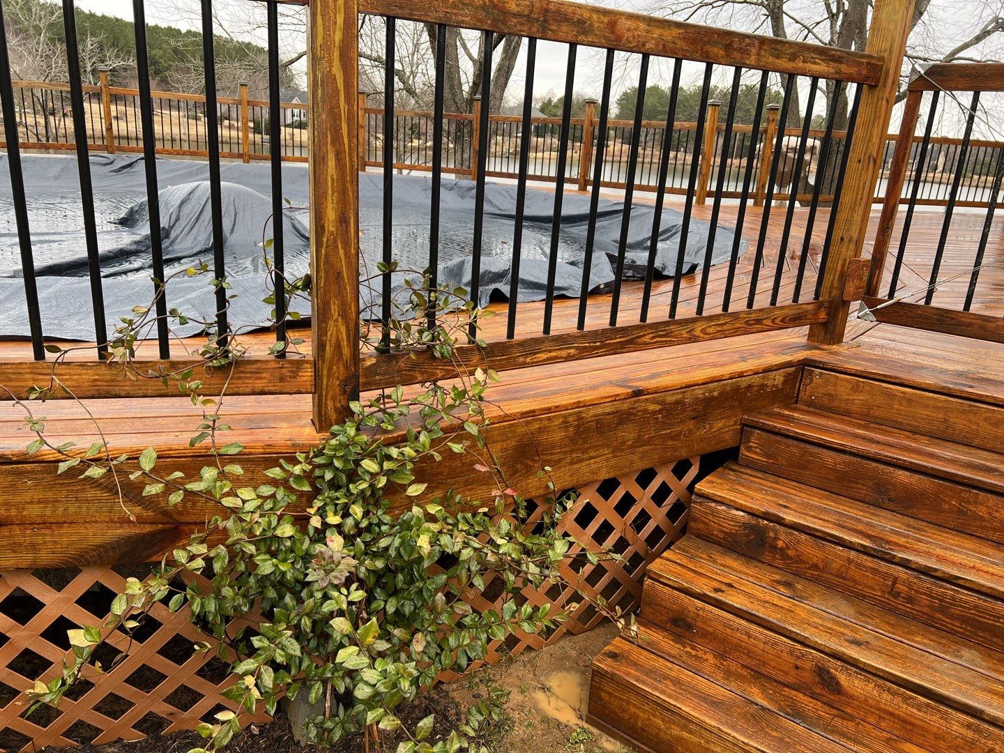 Weathered Deck using Wood Sealant by DuraSeal