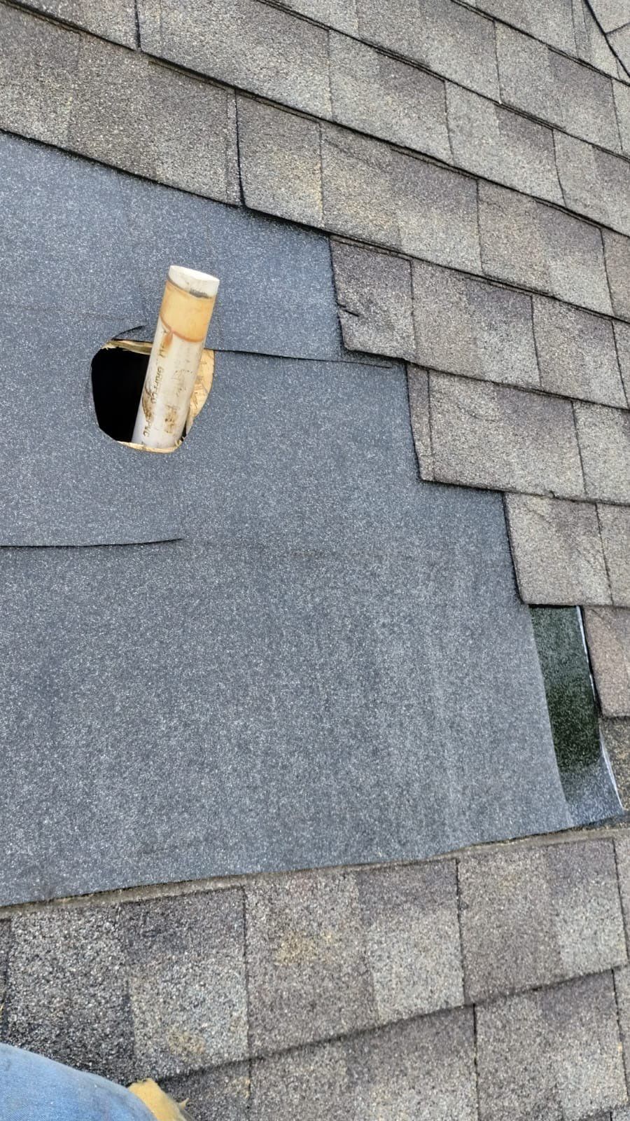 Hail Damage using Owen's Corning Duration (Lifetime) Shingles by Roof Repair Company