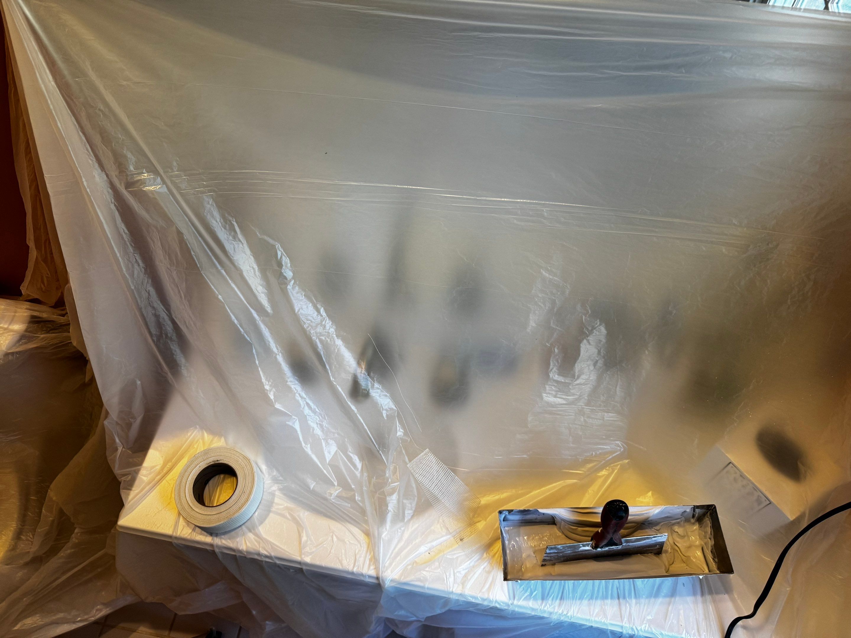 Fayetteville Bathroom Ceiling: Drywall Repair and Painting by PGP Surface Solutions, LLC