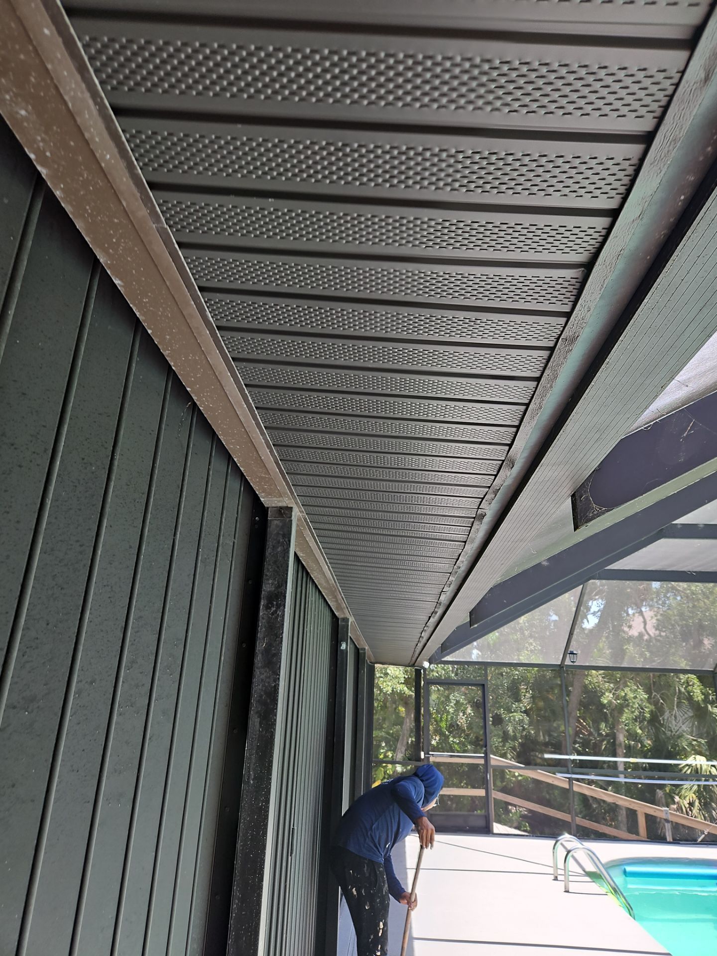 Gutter & Soffit Project in Englewood, FL by Gutter Professors