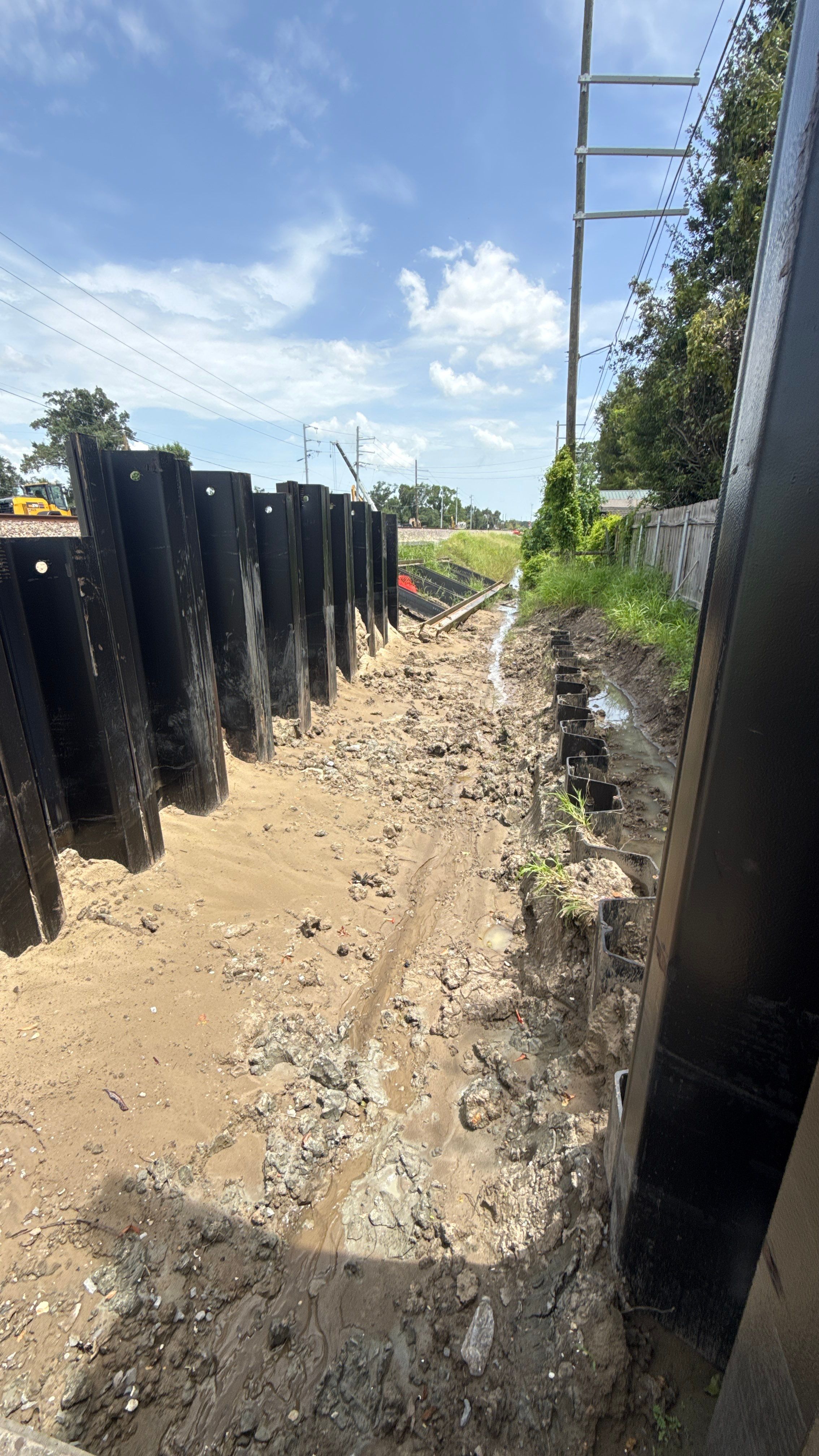 Ormond CN Railway Culverts — Jack & Bore Drainage Project, Destrehan, LA by Dacp Construction 