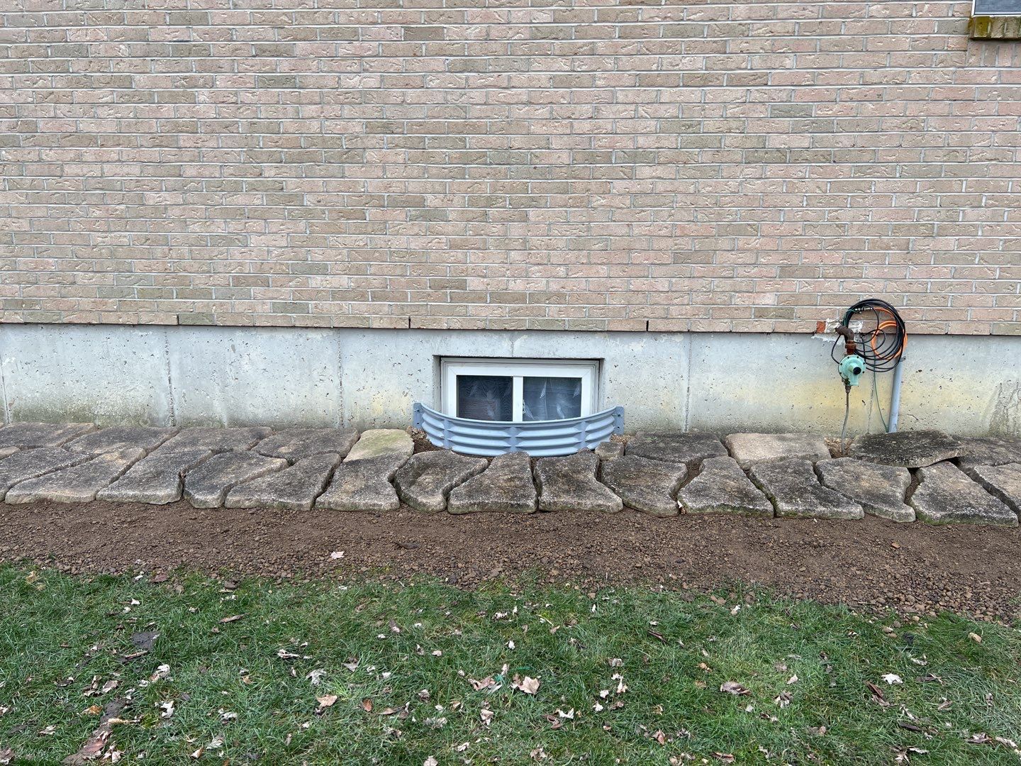 Window Well Replacement, Wall Repair, Grading by Reisenberg’s Lawn & Landscape, LLC