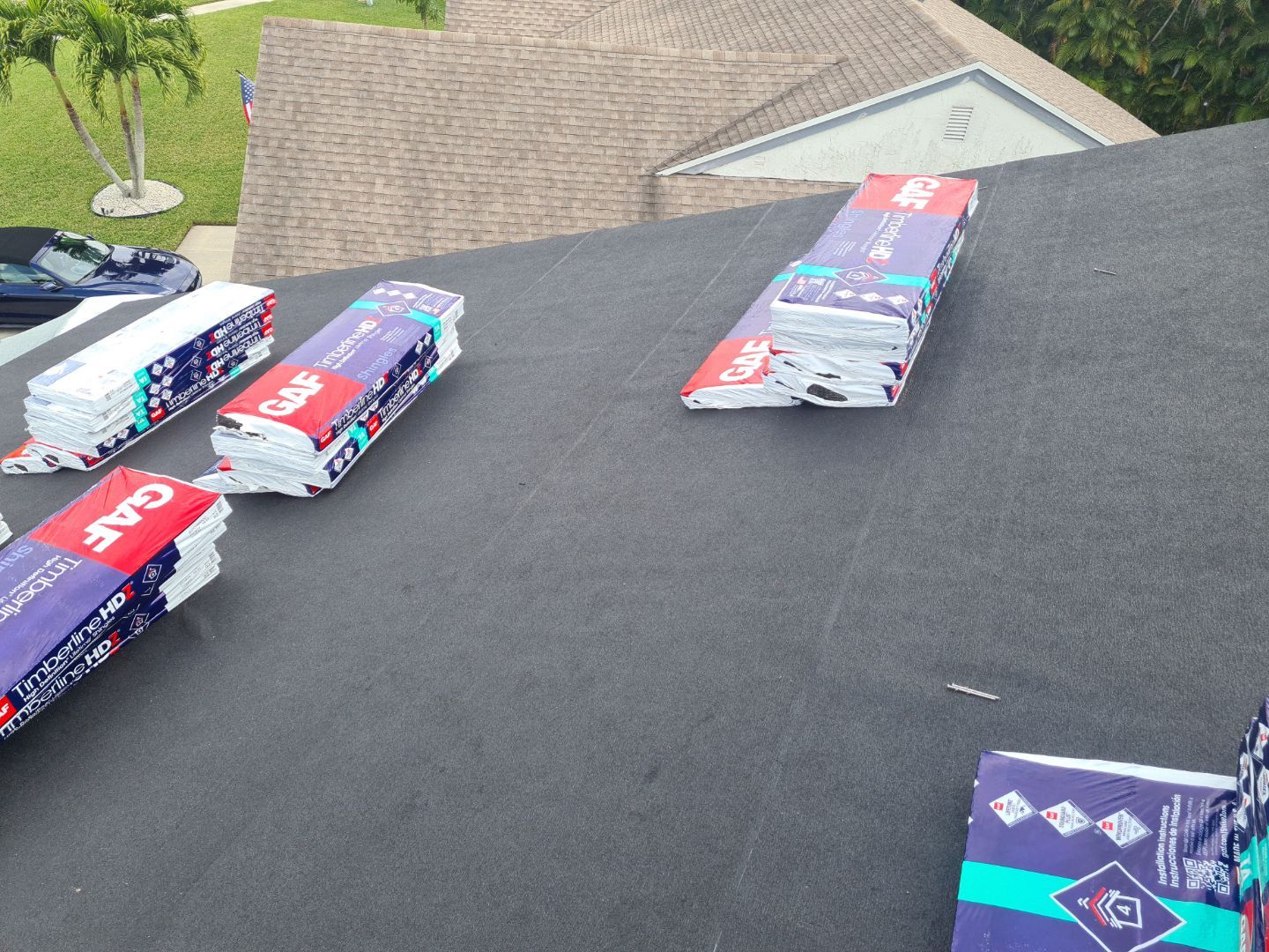 Residential Roofing Installation using GAF by BLUES BROTHERS ROOFING