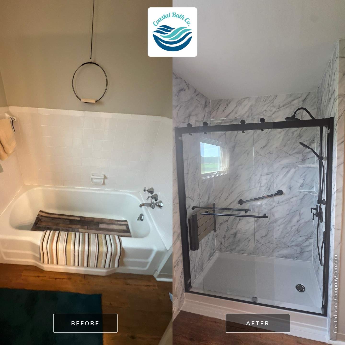 Job photos by Coastal Bath Company