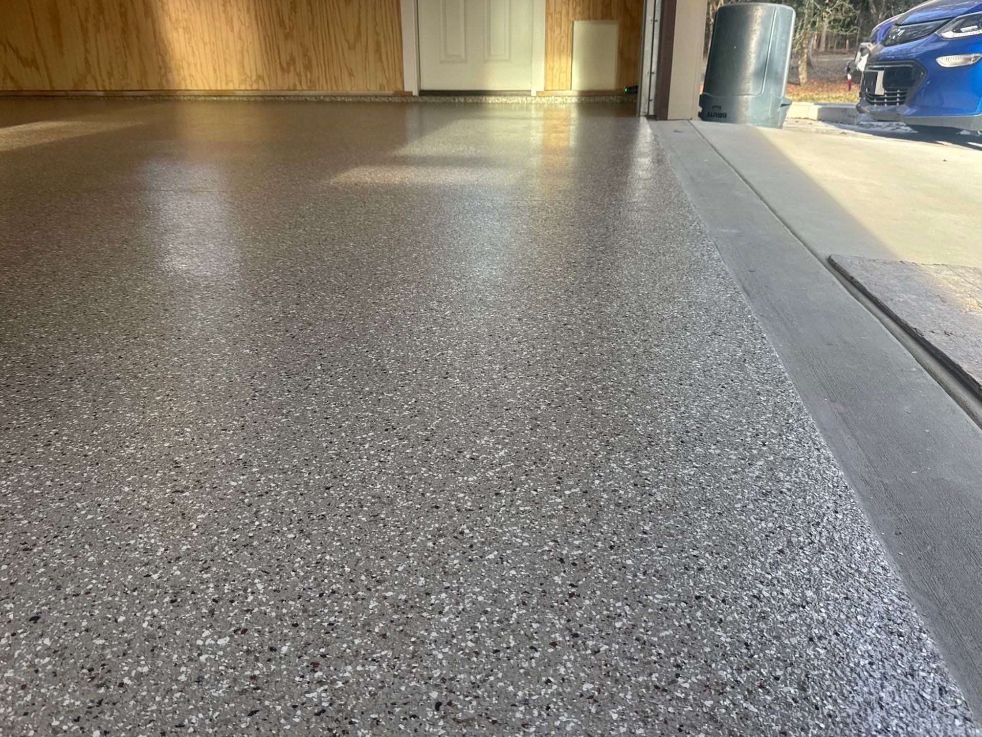 Garage in Pebble Beach by Cross Creek Concrete Coatings
