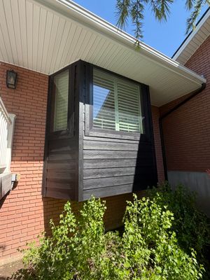 Farmington | Hardie Siding Conversion | Custom Painted Black