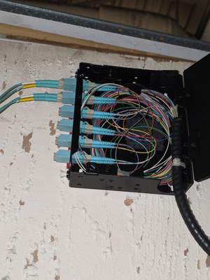 Structured cabling installation by CimaSolutions