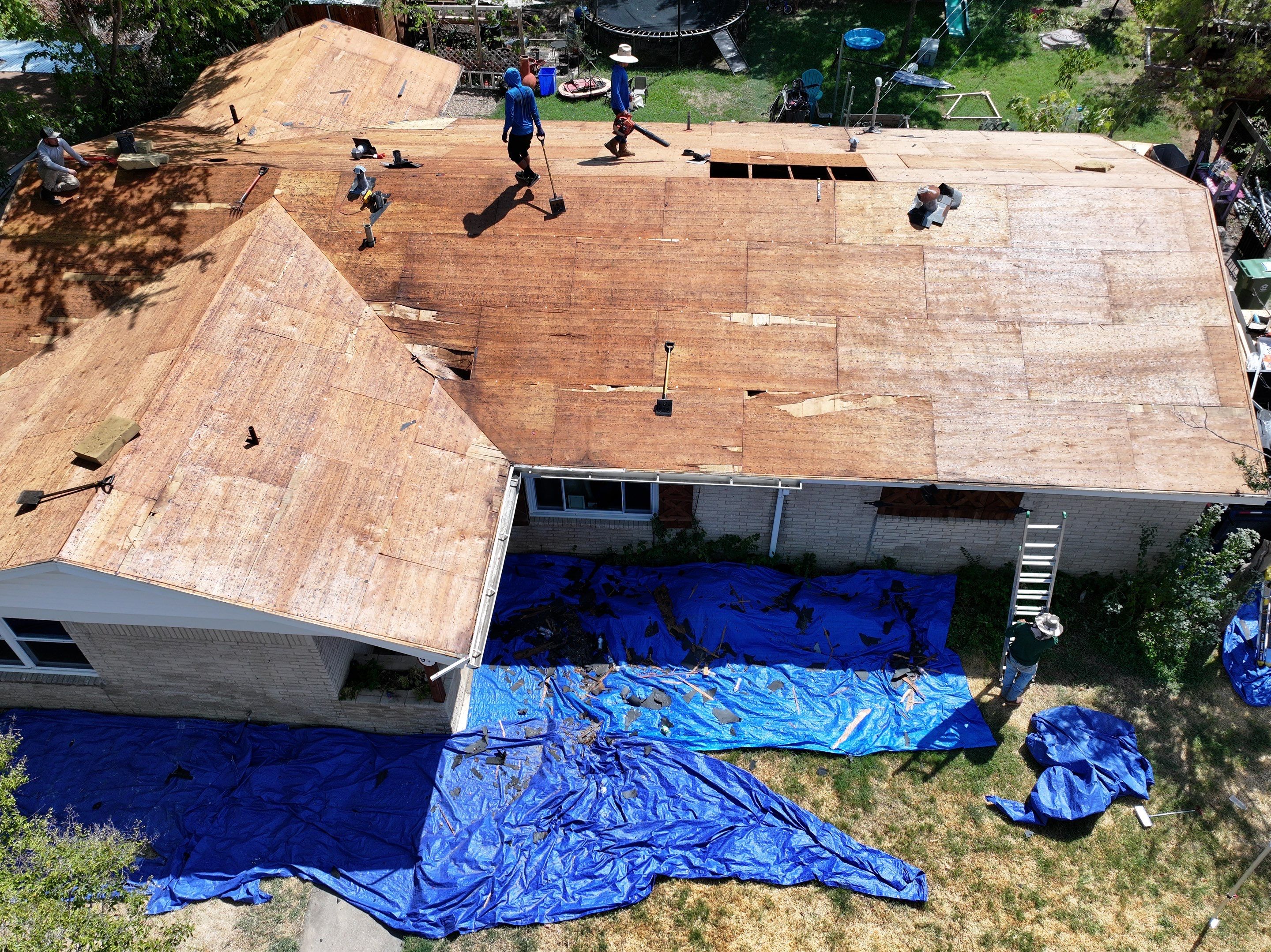 Residential reroof redeck using Certainteed landmark burnt Siena by Becker Roofing and Exteriors