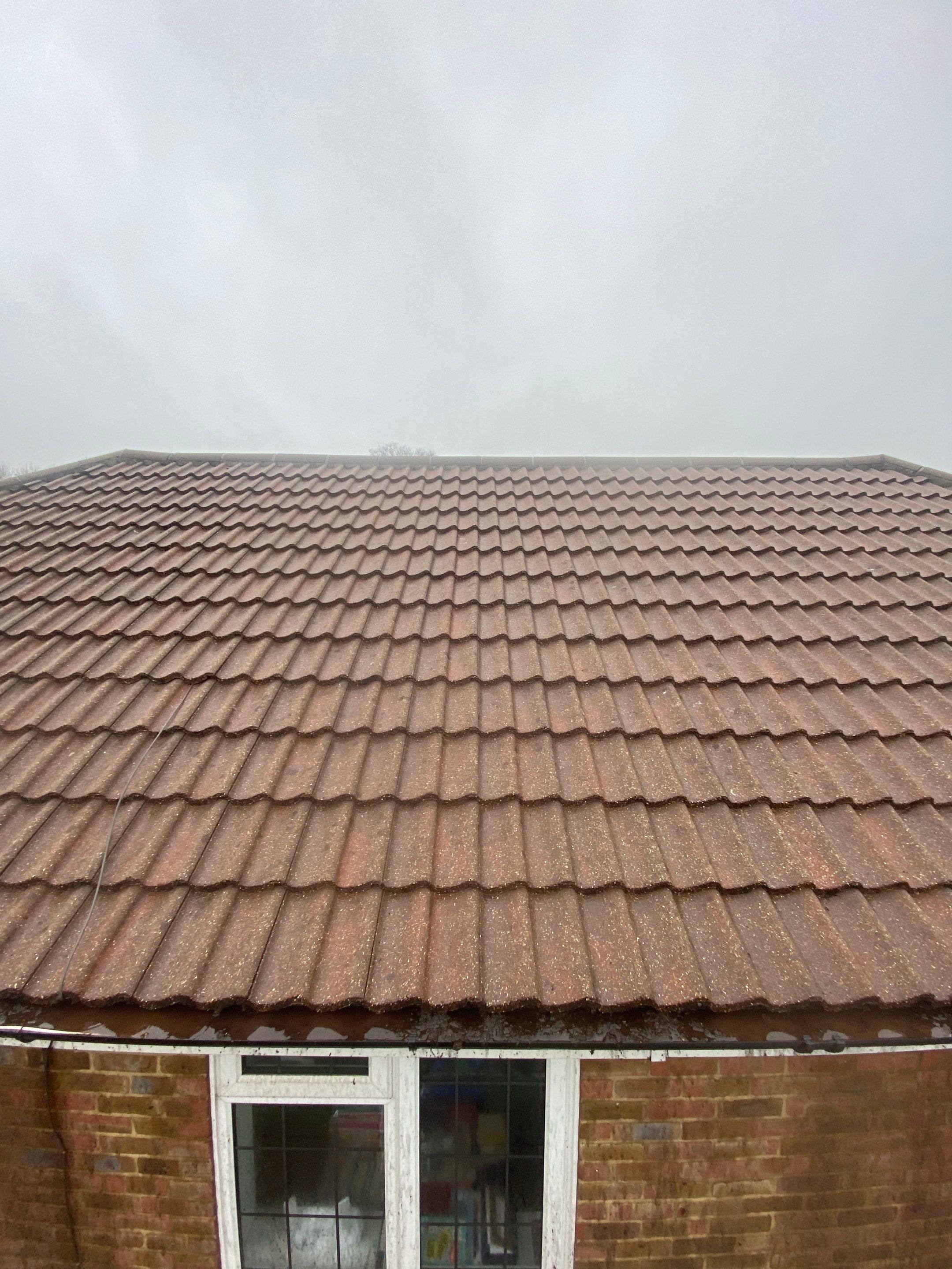 Roof and Patio Cleaning using Honda 15lpm Low Pressure Washing Machine by Ges Exterior Cleaning ltd