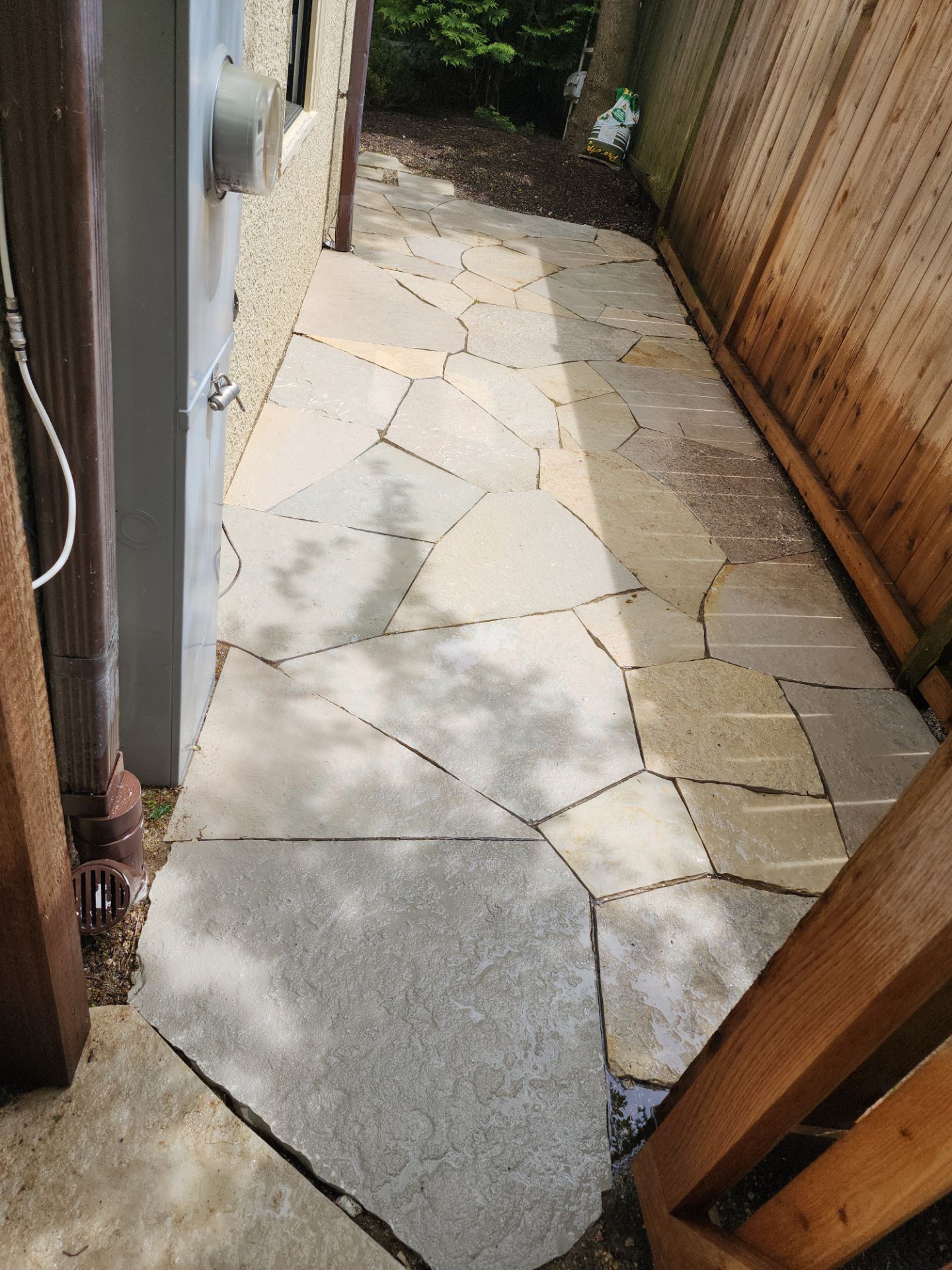 Natural Stone Surface Pressure Washing by Northern Power Washing LLC.