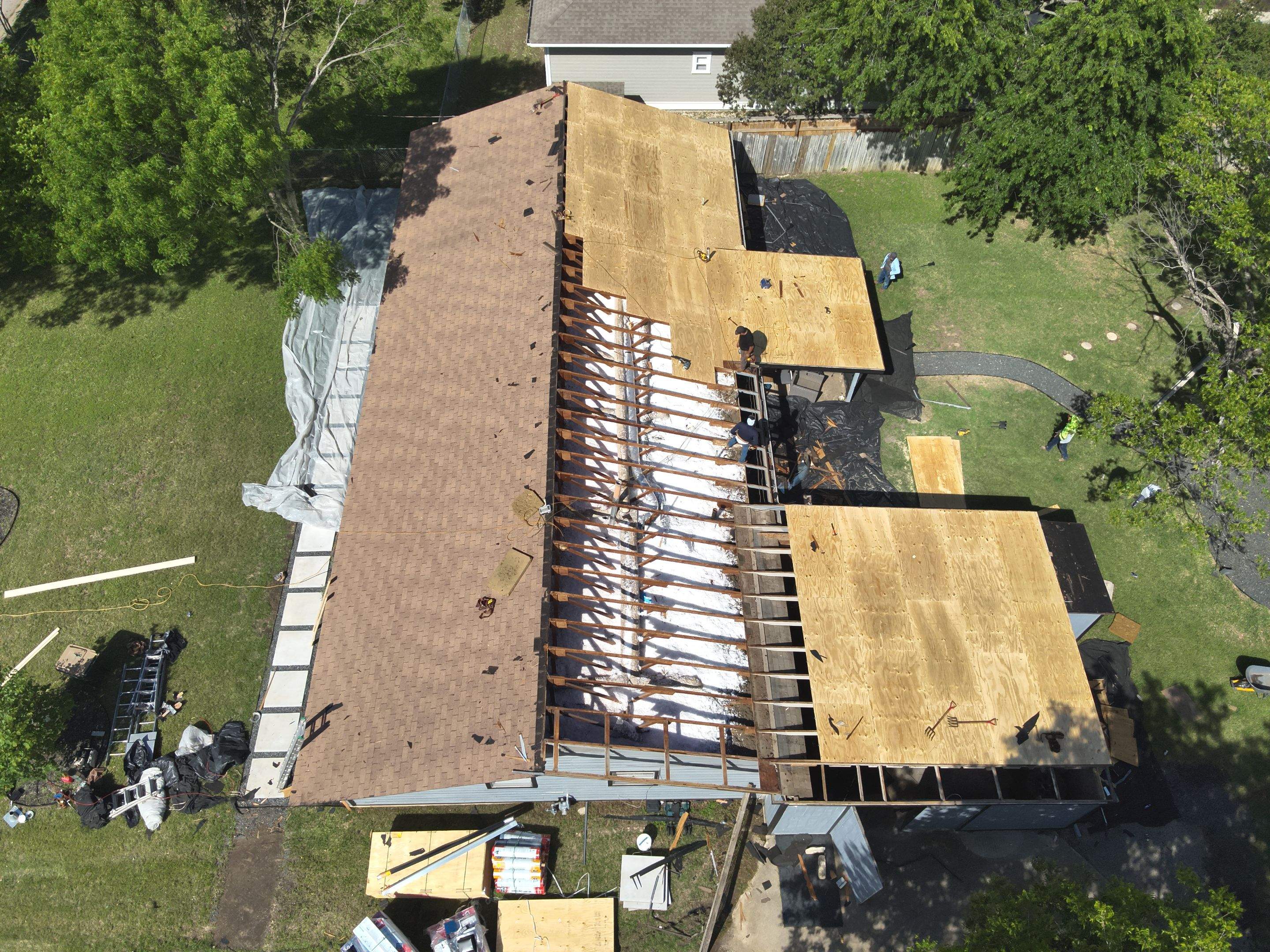 Residential Roof Replacement using GAF - HDZ - Charcoal by Action Exteriors Austin
