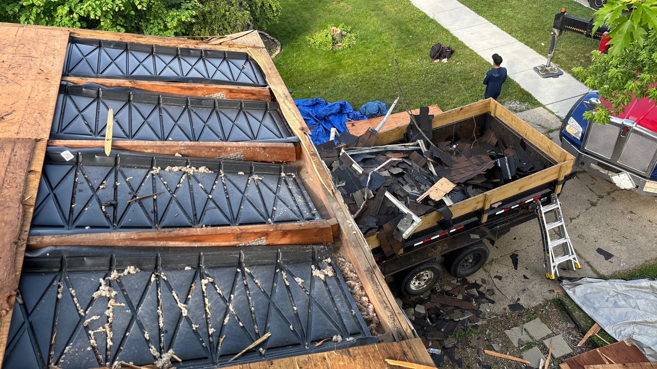 Roof Replacement using Owens Corning Slatestone Gray by 180 Contractors