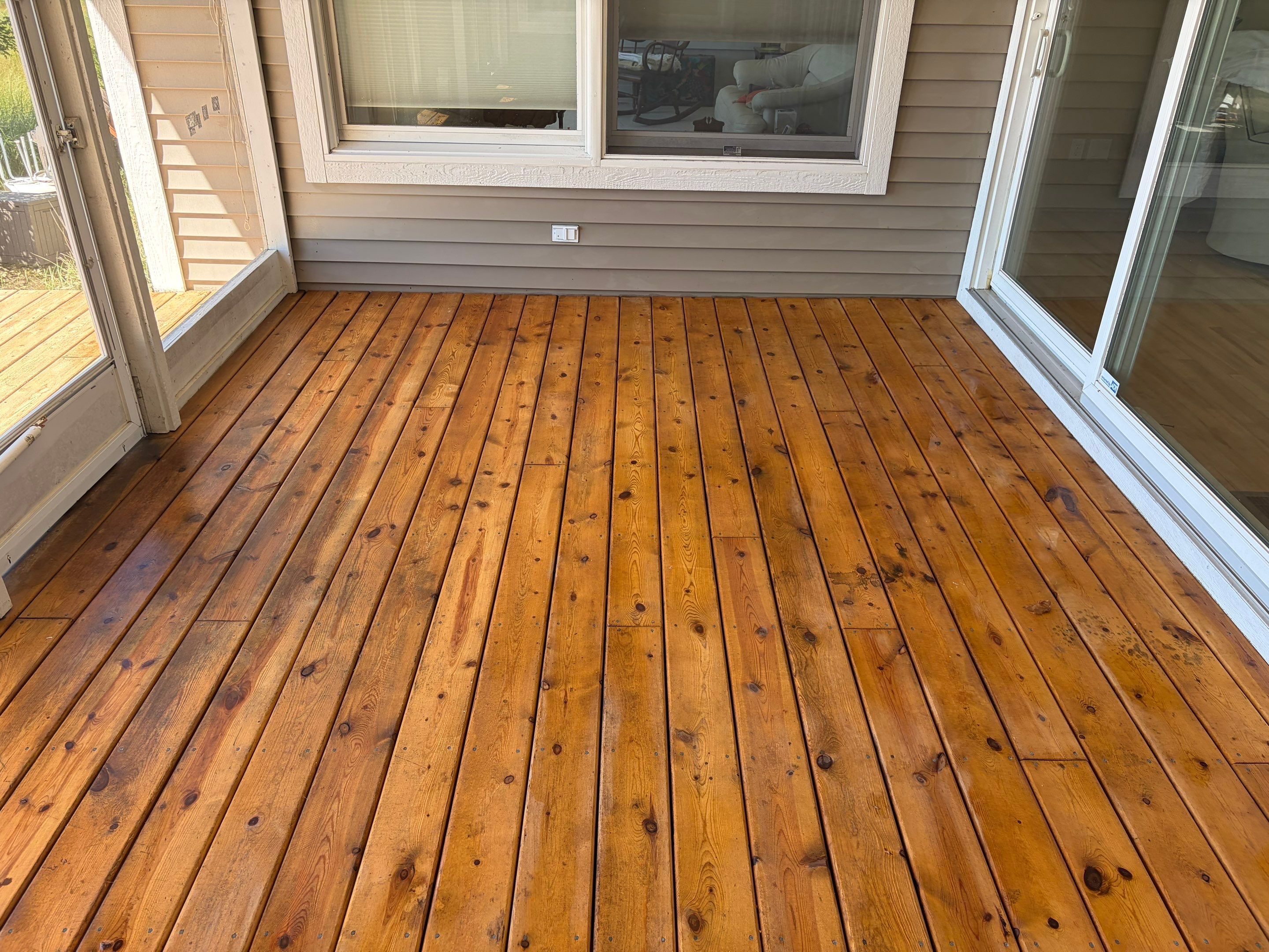 Coastal Deck Pressure Washing and Protective Staining in Whitehall by Gordon Painting