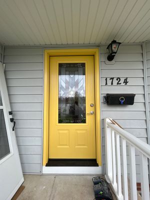 Door Installation using Pella Exterior door 