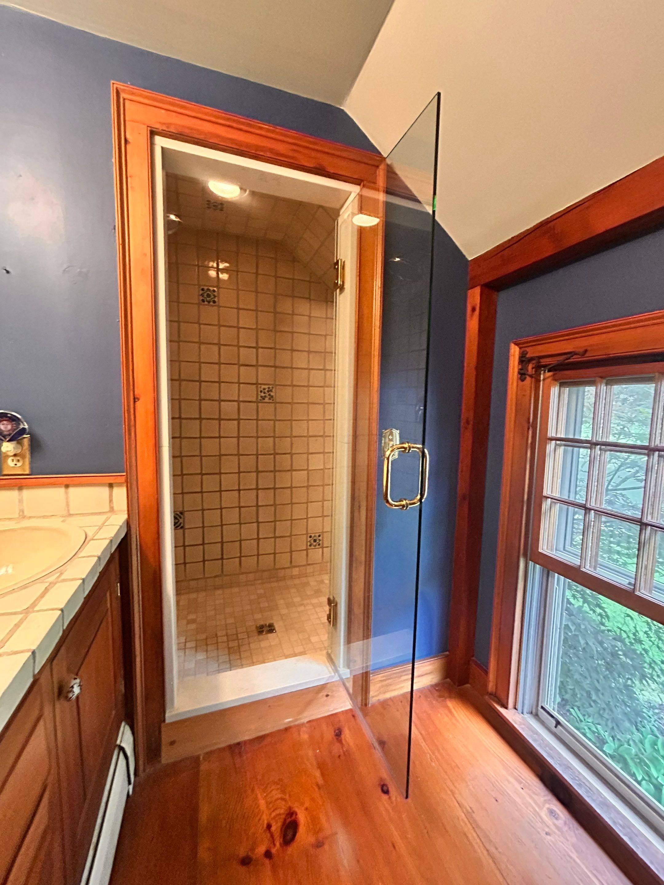 Shower Door using Tempered Shower Glass by Cheshire Glass Company