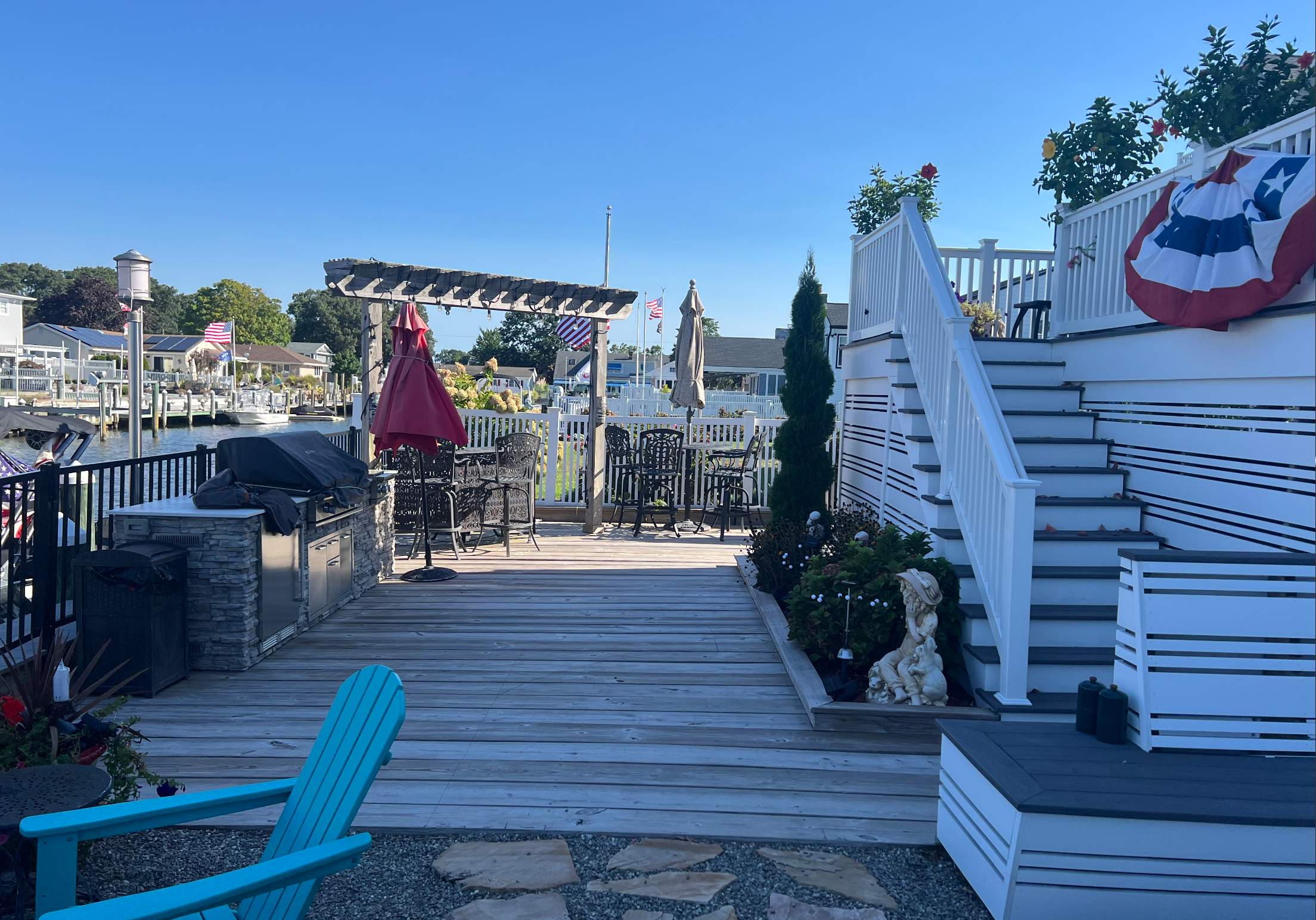 New Deck using Deckorators Venture - Color Saltwater by deck guardian