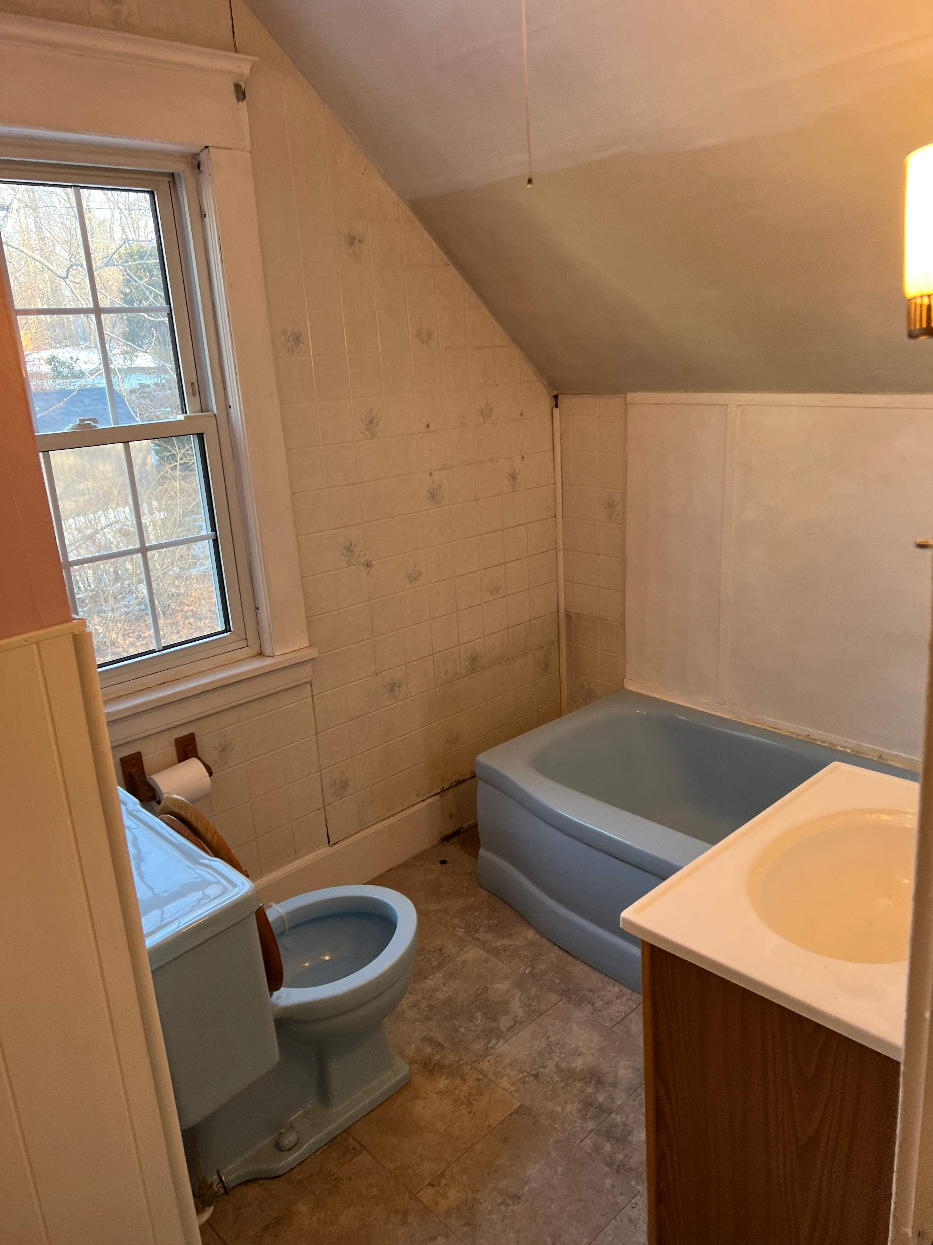Bathroom Remodel w/ Swanstone Shower Walls & Slipper Tub by Chagnon Building & Remodeling LLC