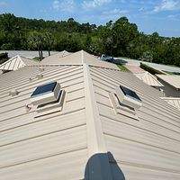 24ga 1.5" Snap-Lock Sierra Tan by Total Roofing System The Metal Roof Experts