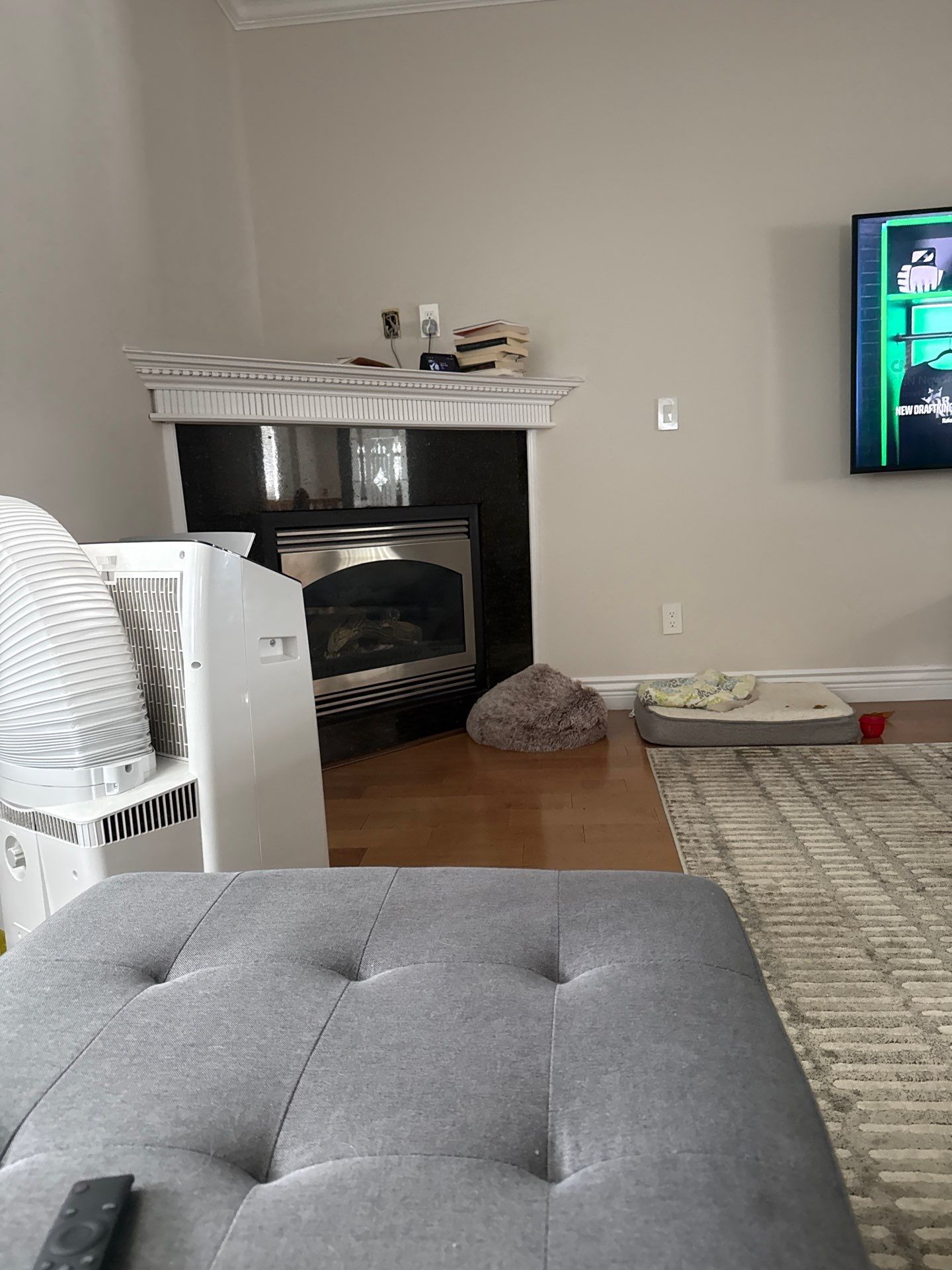 Interior Renovation Featuring Wood-Look Flooring in Richmond by Lyon Homes Ltd.