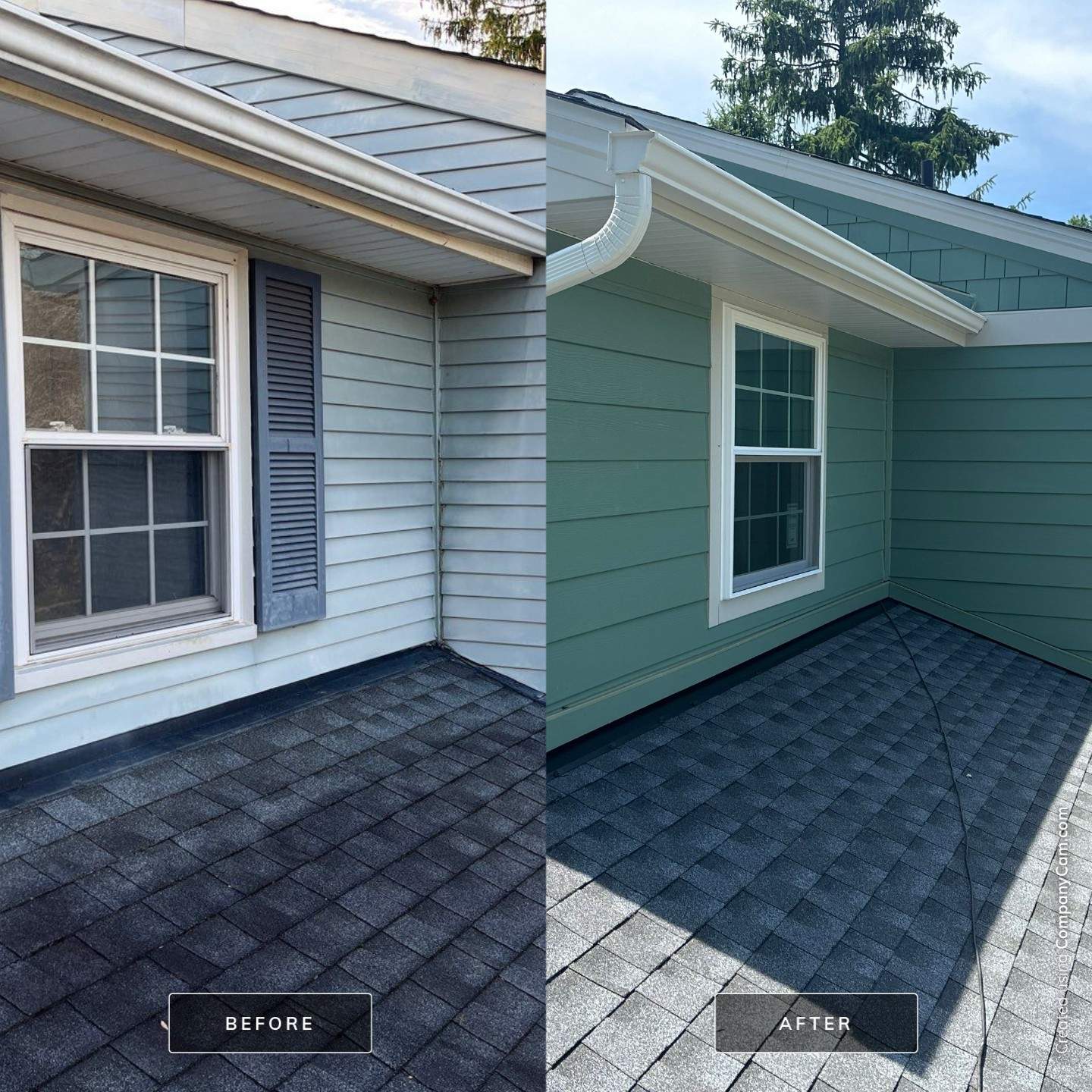Siding Installation using JH Cedarmill Plank Dream by ExteriorPros