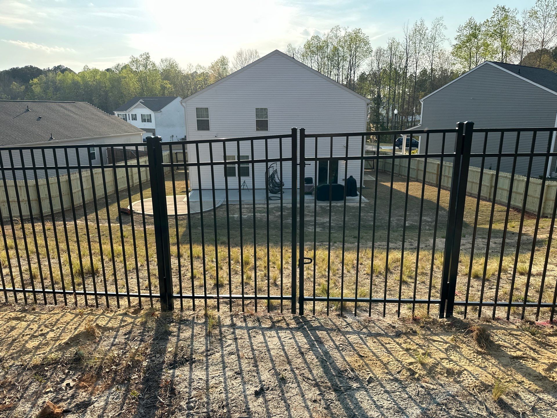 Wood Privacy Fence Installation in Carthage, NC by Superior Fence and Rail