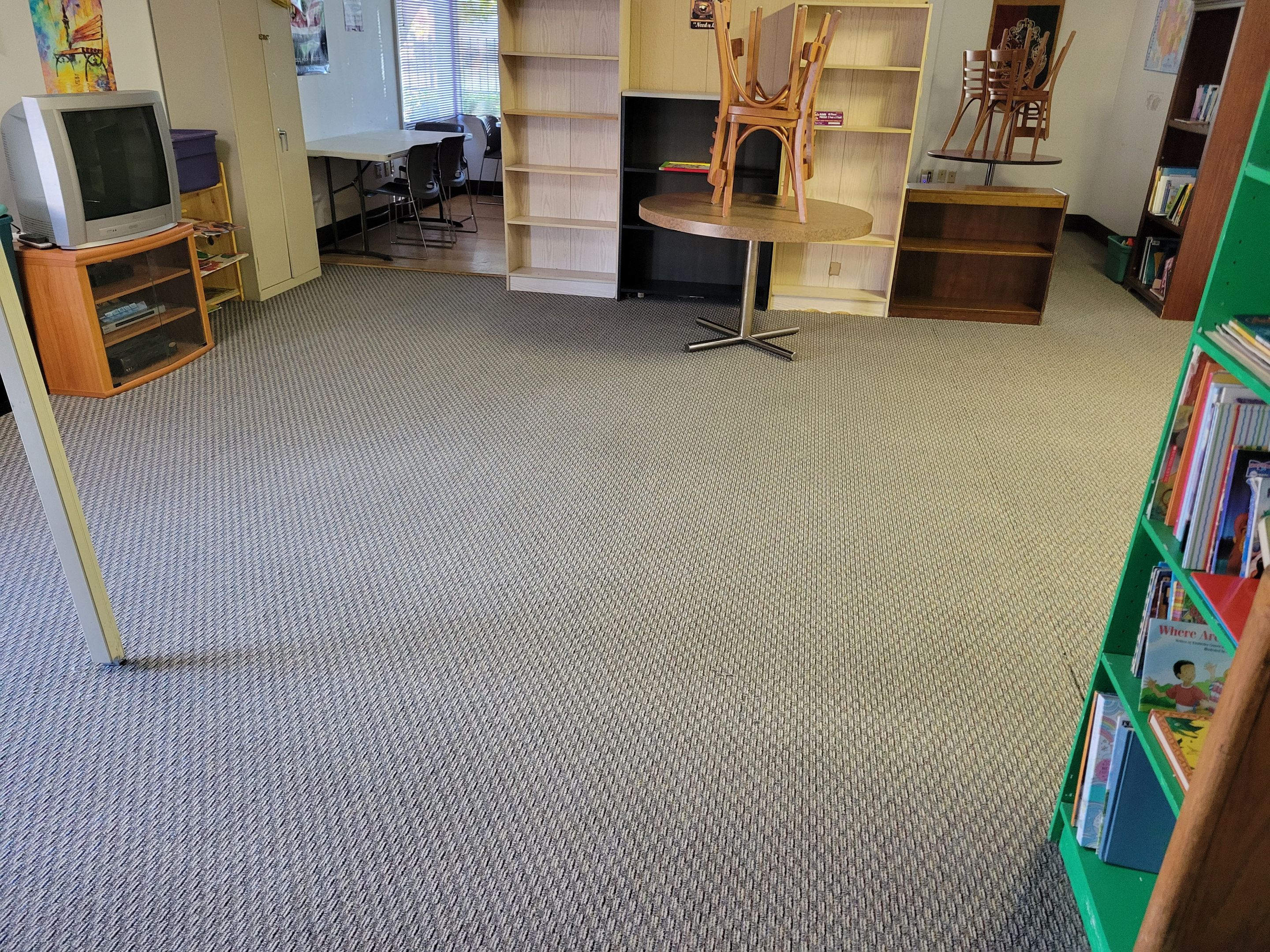 Quarterly, Commercial Carpet Cleaning of a Resource Center by Ardent Carpet Restore LLC