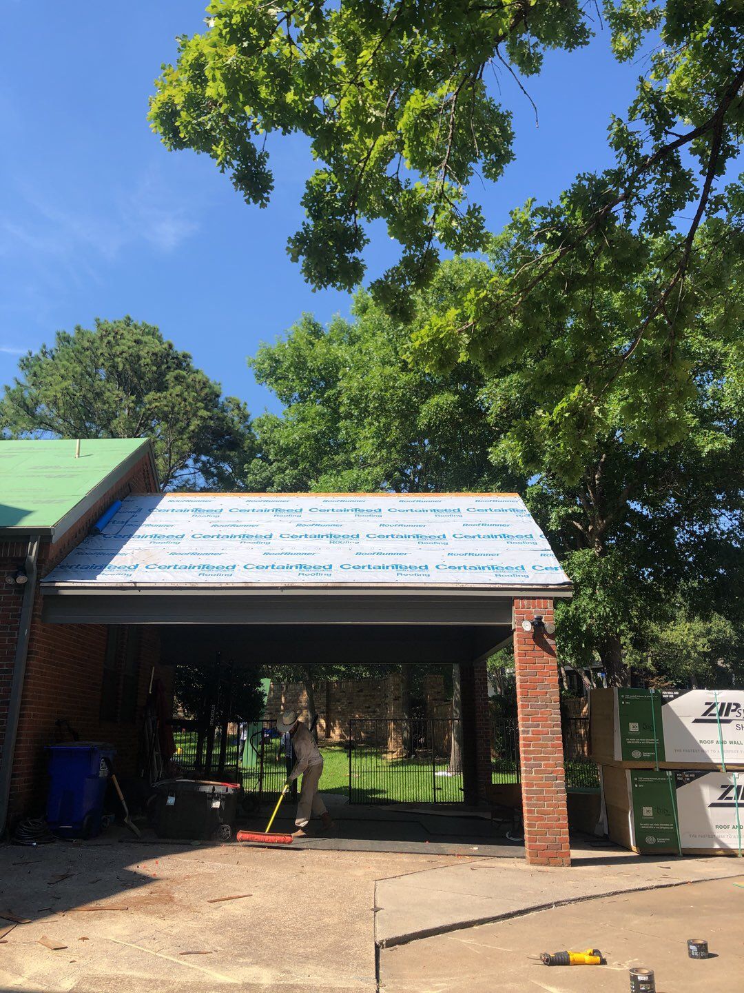 Designer Residential Roof with Zip System by Springtree Restoration