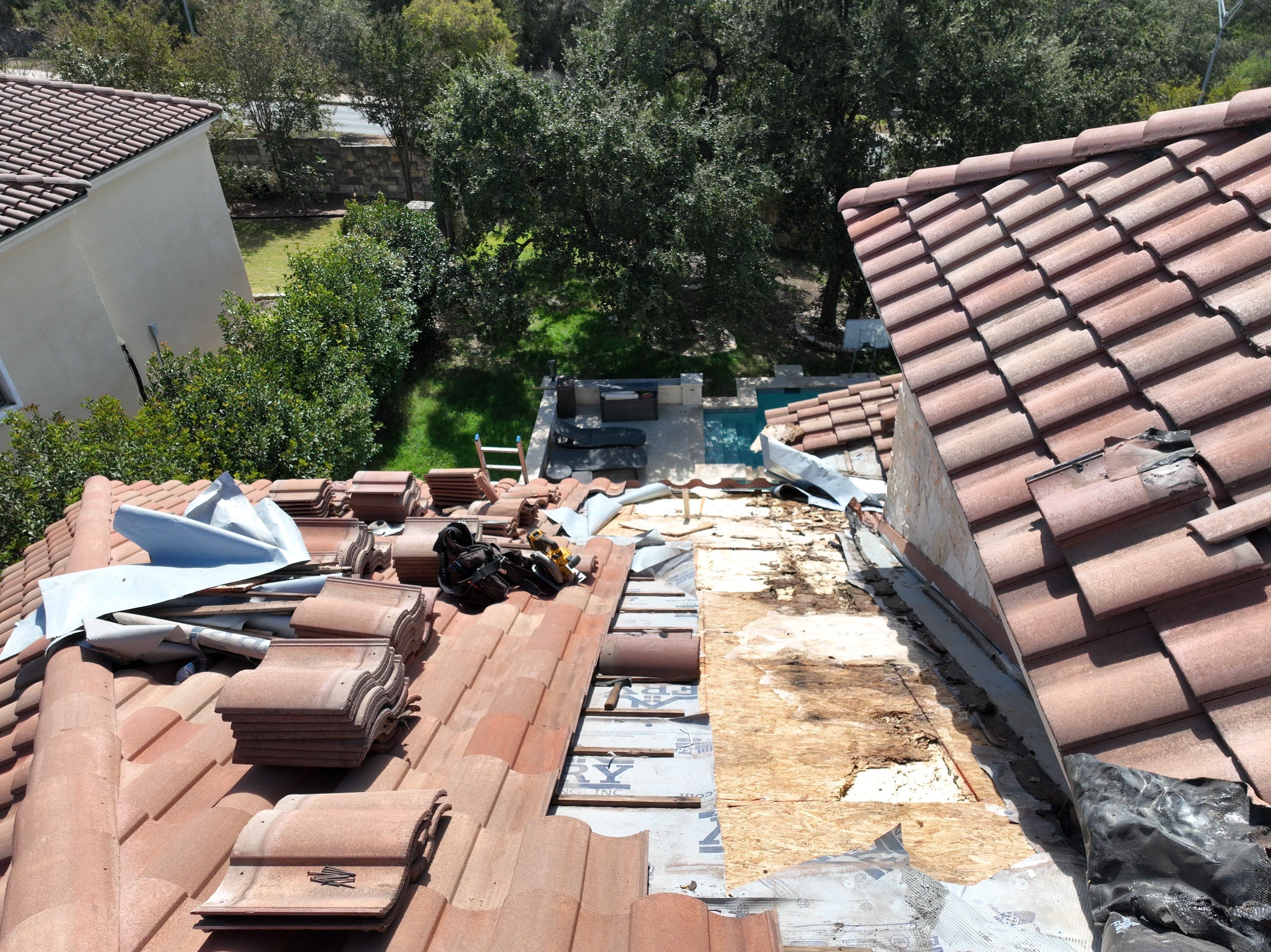 Tile Roof Repair  using Concrete S Tile by Premier Roofing and Contracting