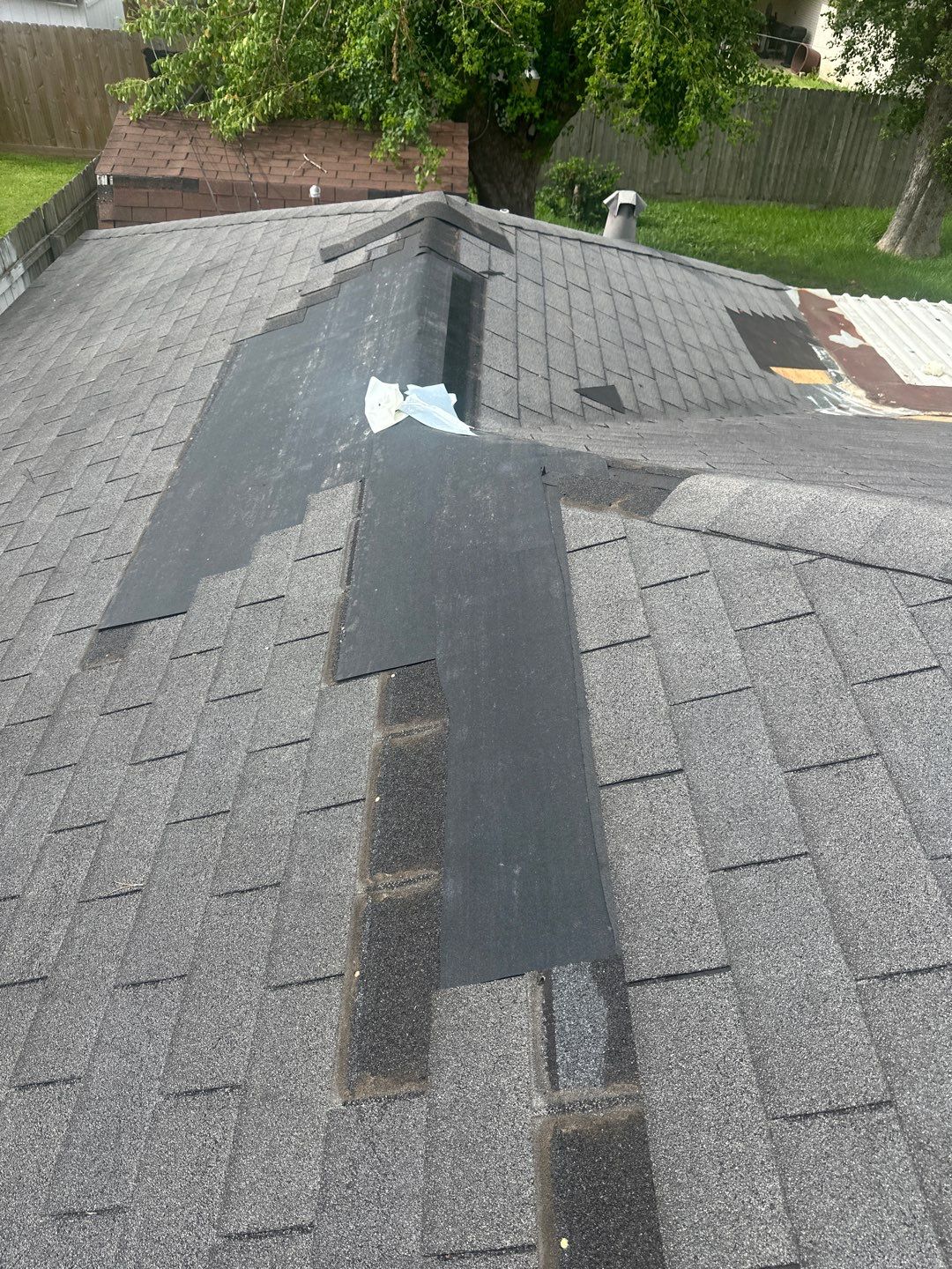 Hail Damage using Owen's Corning Duration (Lifetime) Shingles by Roof Repair Company