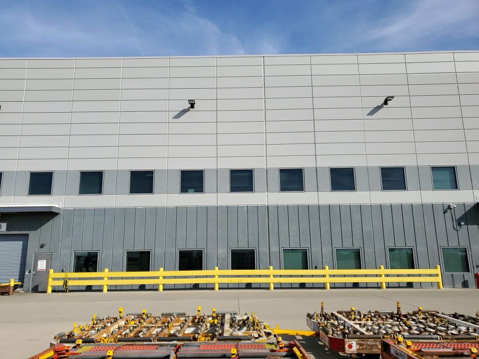 Tilt-up Precast Exterior Warehouse Painting by Paint Platoon USA