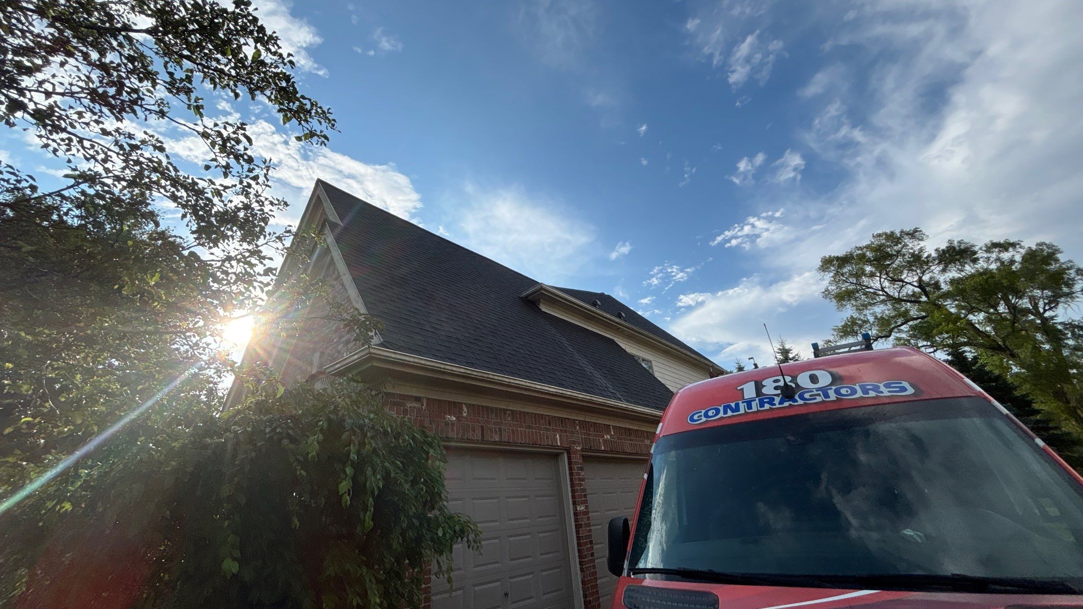 Roof Replacement using Owens Corning Onyx Black by 180 Contractors