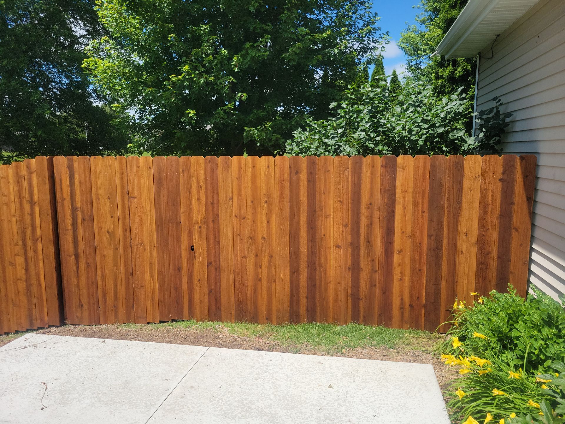 Project in Cedar by Perfect Picket Fence and Stain