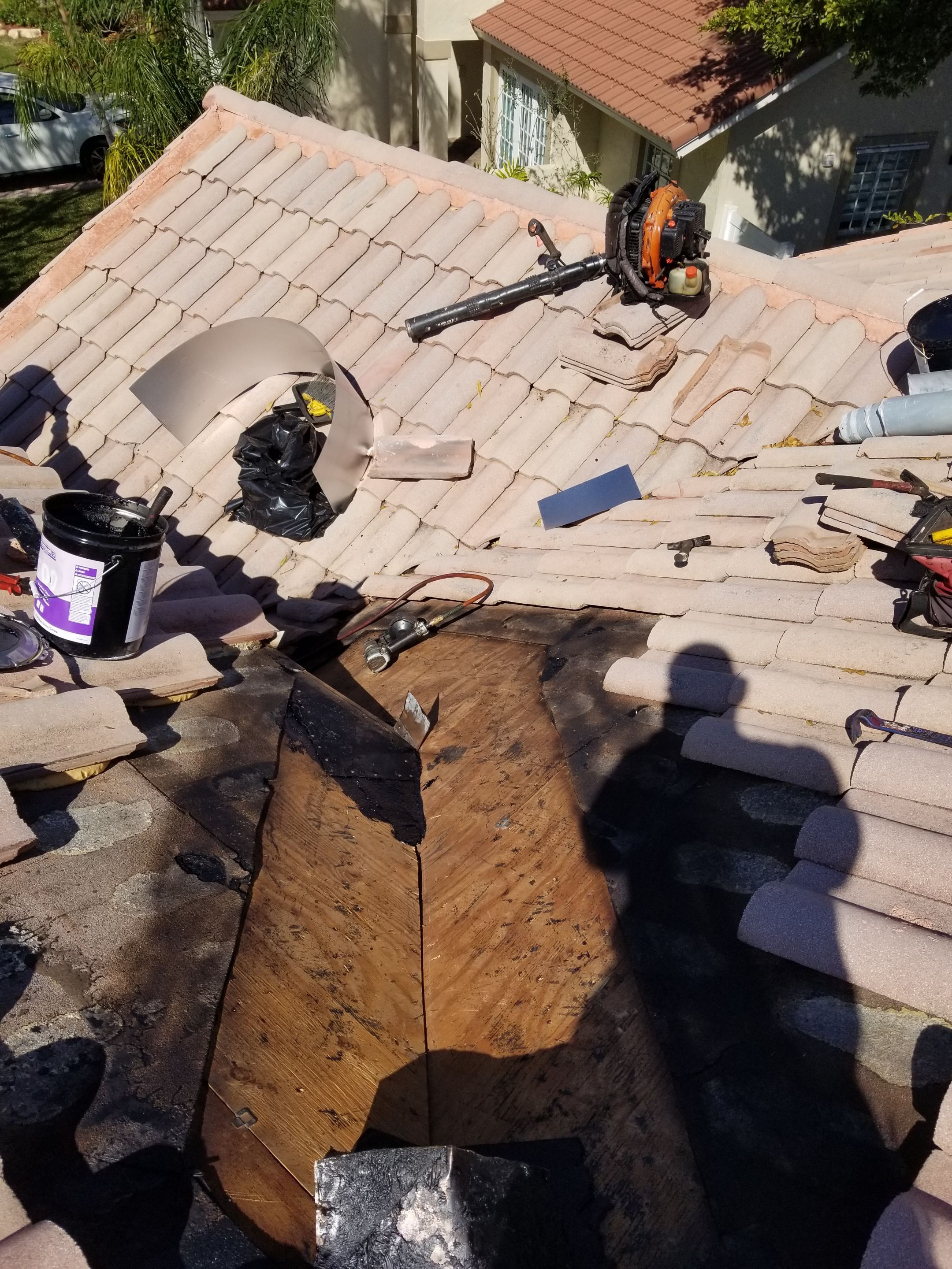 Concrete Tile Roof Repair using Concrete Roof Tile by Aastro Roofing