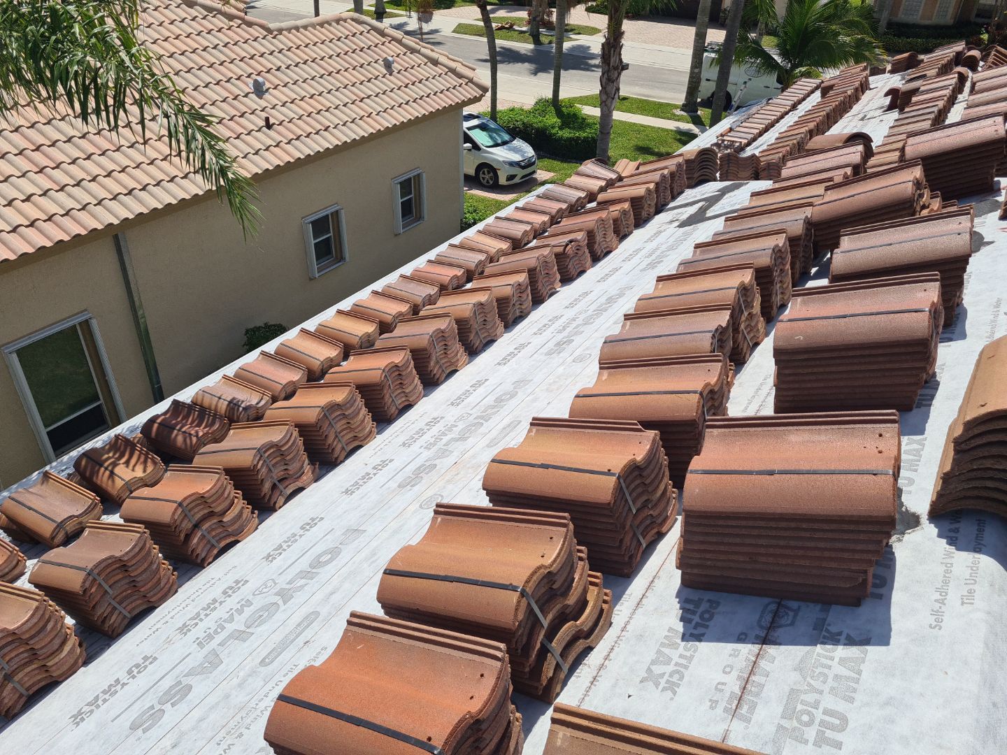 Residential Roofing Installation using Eagle Roofing Tile by BLUES BROTHERS ROOFING