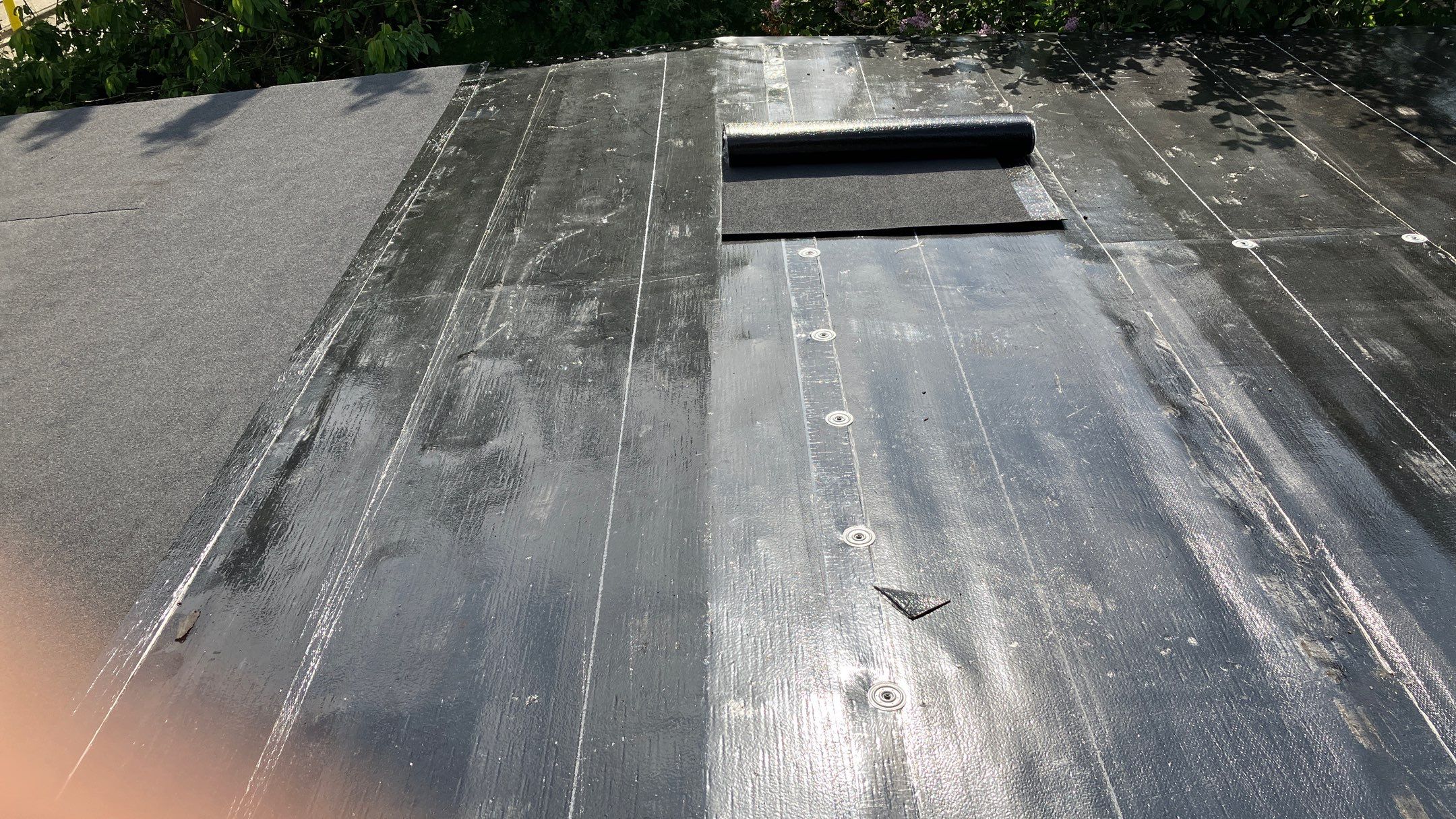 Residential ReRoofing Installation using IKO 2ply sbs by Top Notch Roofing Inc