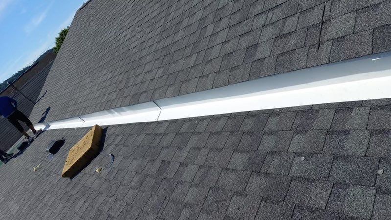 Residential Roofing Installation using Certainteed Landmark Shingles Colonial Slate Color by Secure Construction Company Inc