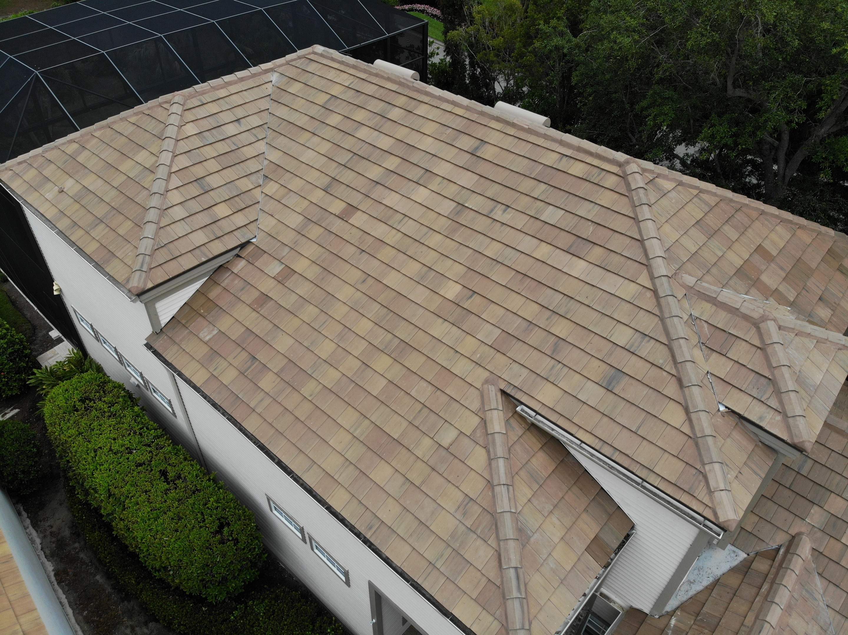 Residential Roofing Installation using Concrete Tile in Bonita Bay Community by International Roofing